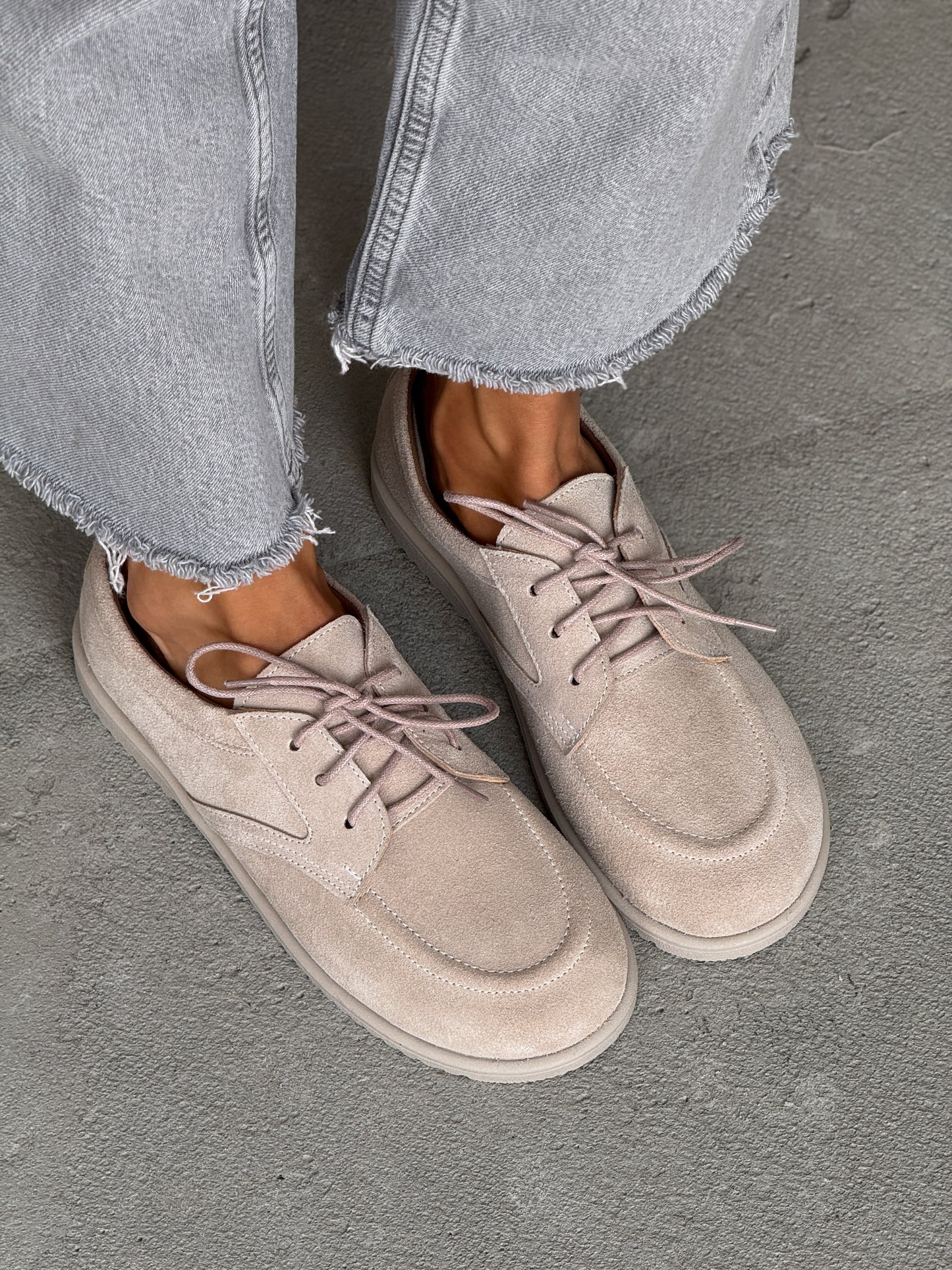 Мокасини NikArt barefoot, бежевий