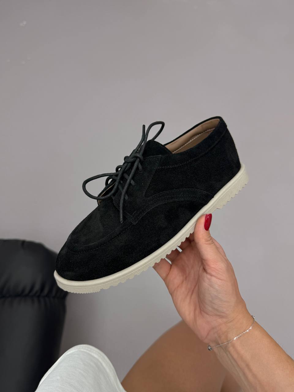 Мокасини NikArt barefoot, чорний