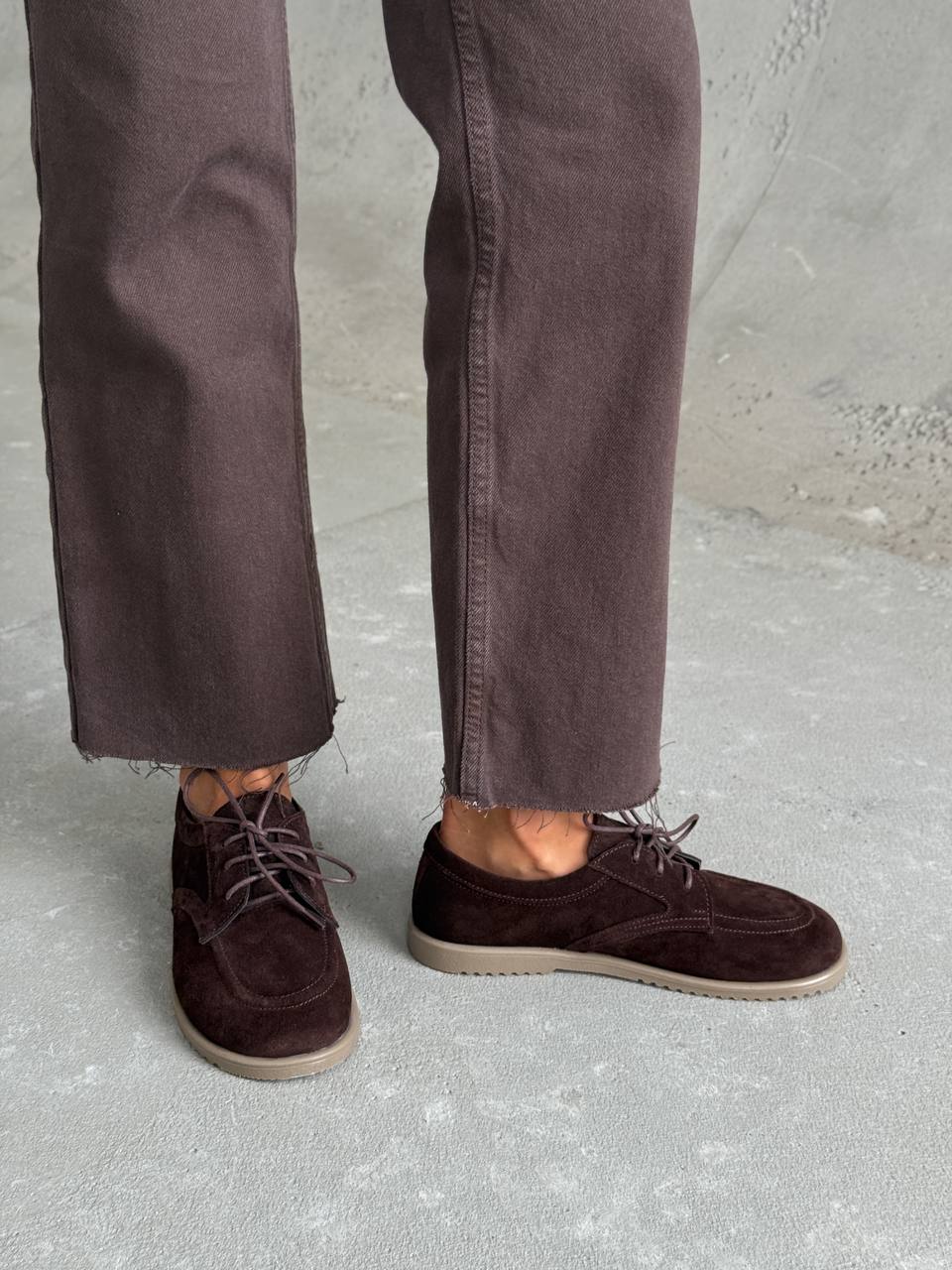 Мокасини NikArt barefoot, шоколад