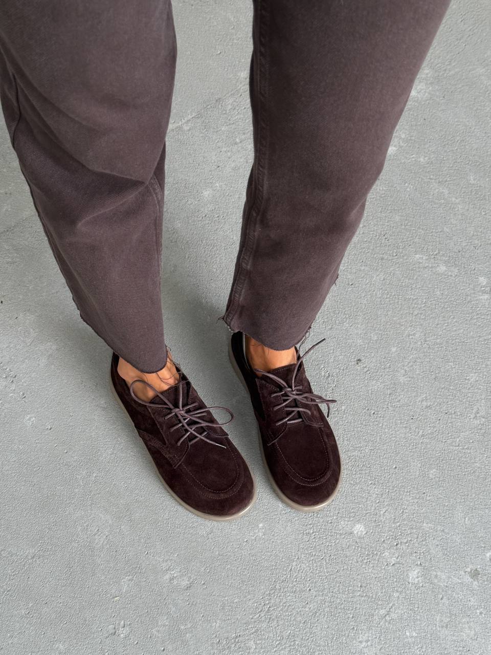 Мокасини NikArt barefoot, шоколад