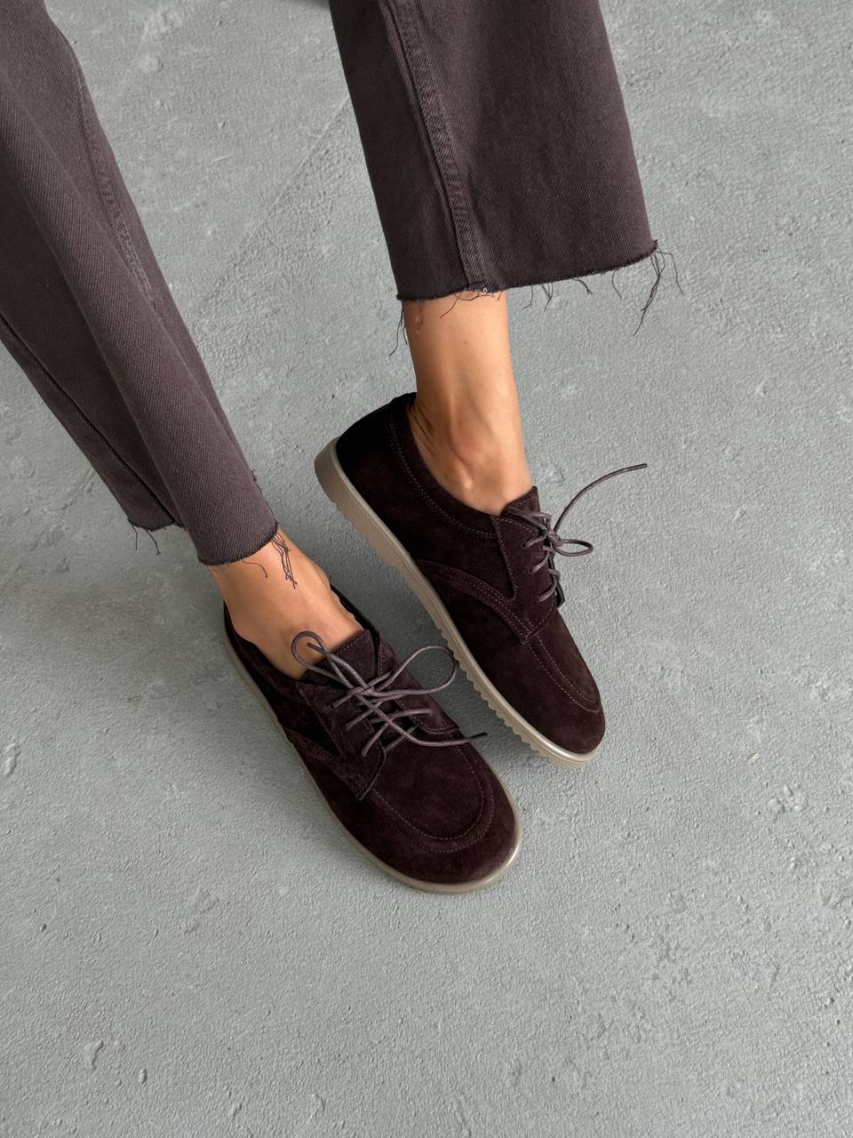 Мокасини NikArt barefoot, шоколад