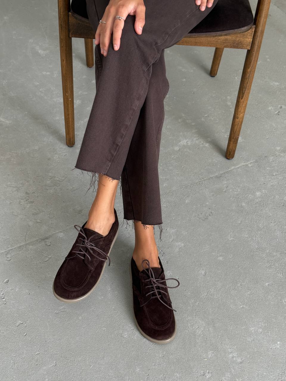 Мокасини NikArt barefoot, шоколад