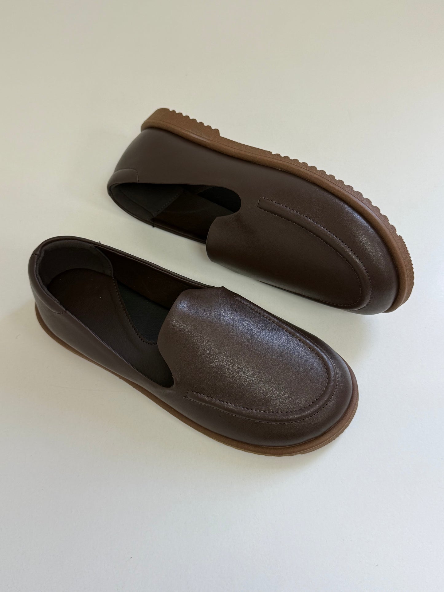 Анатомічні лофери barefoot  ™️ NikArt, шоколад