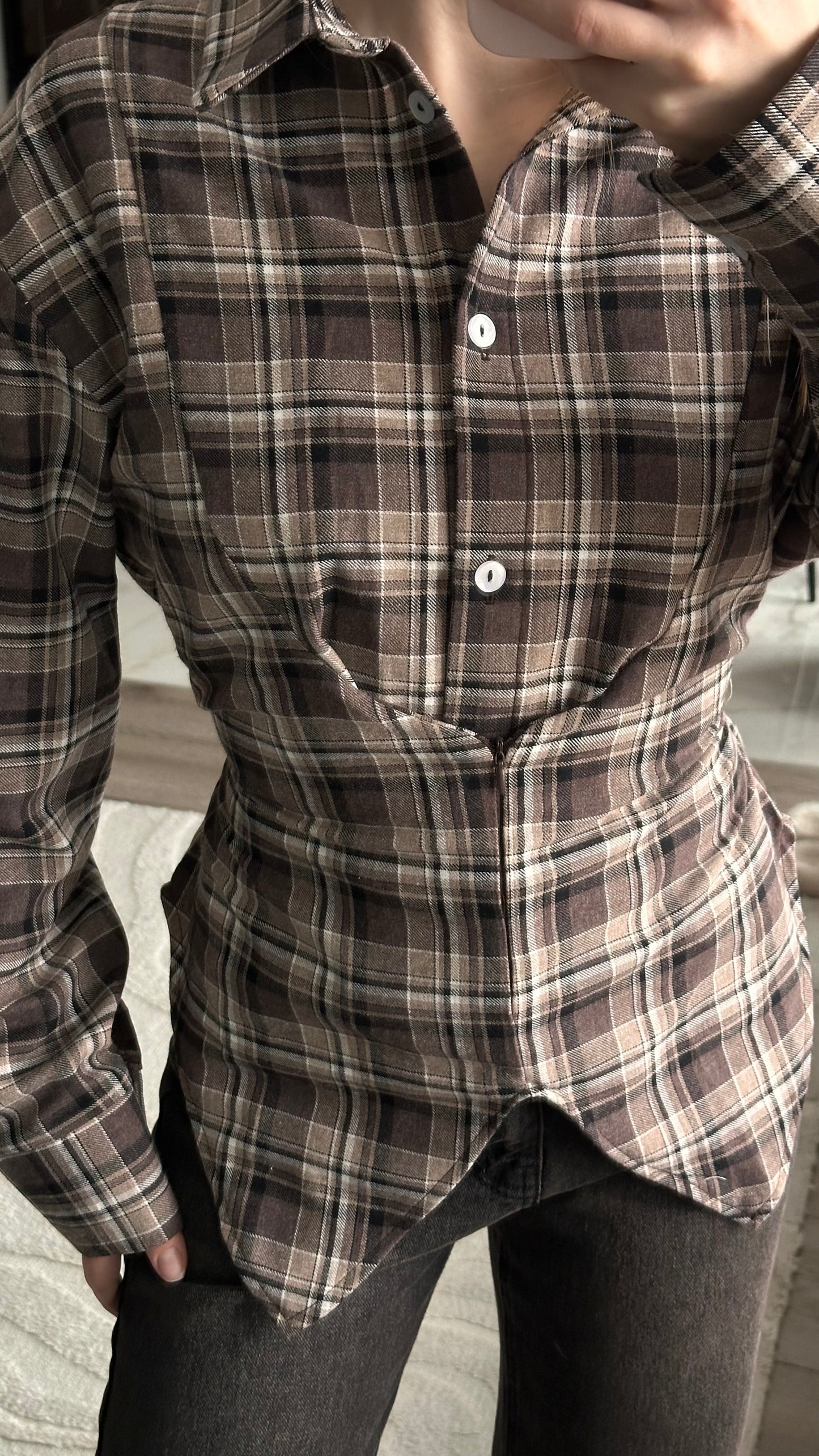 Сорочка з акцентом на талії