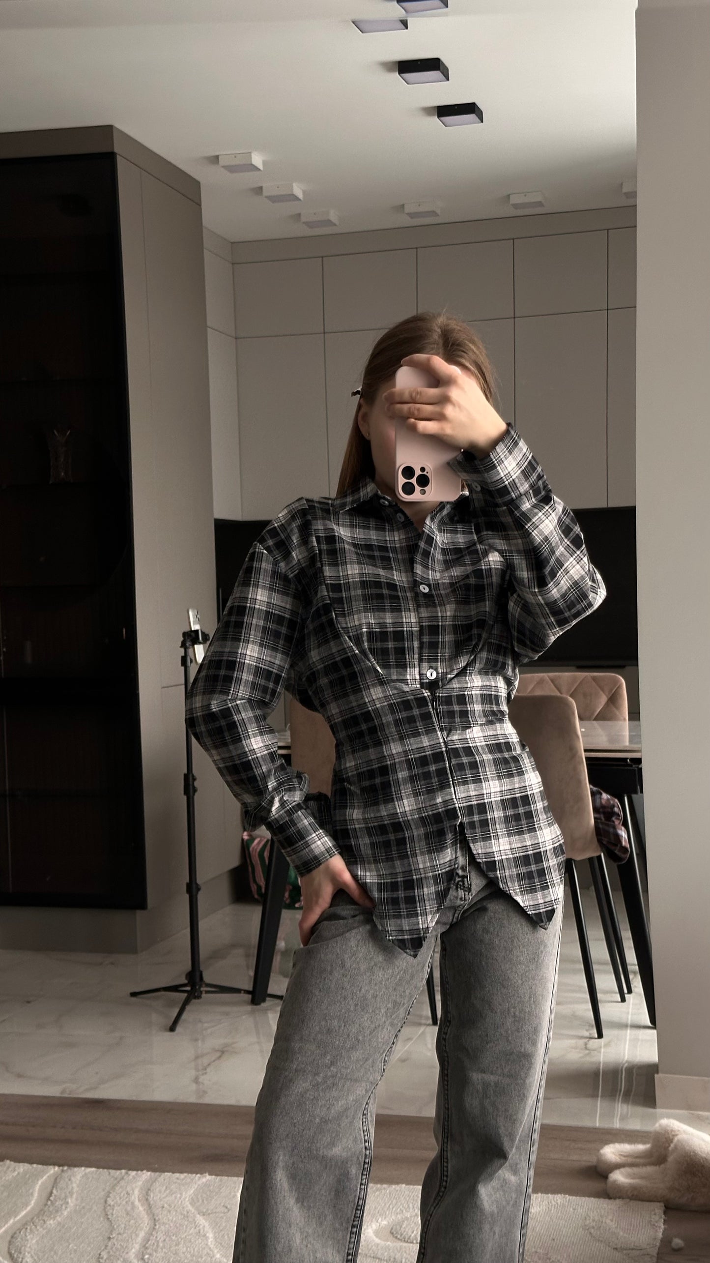 Сорочка з акцентом на талії