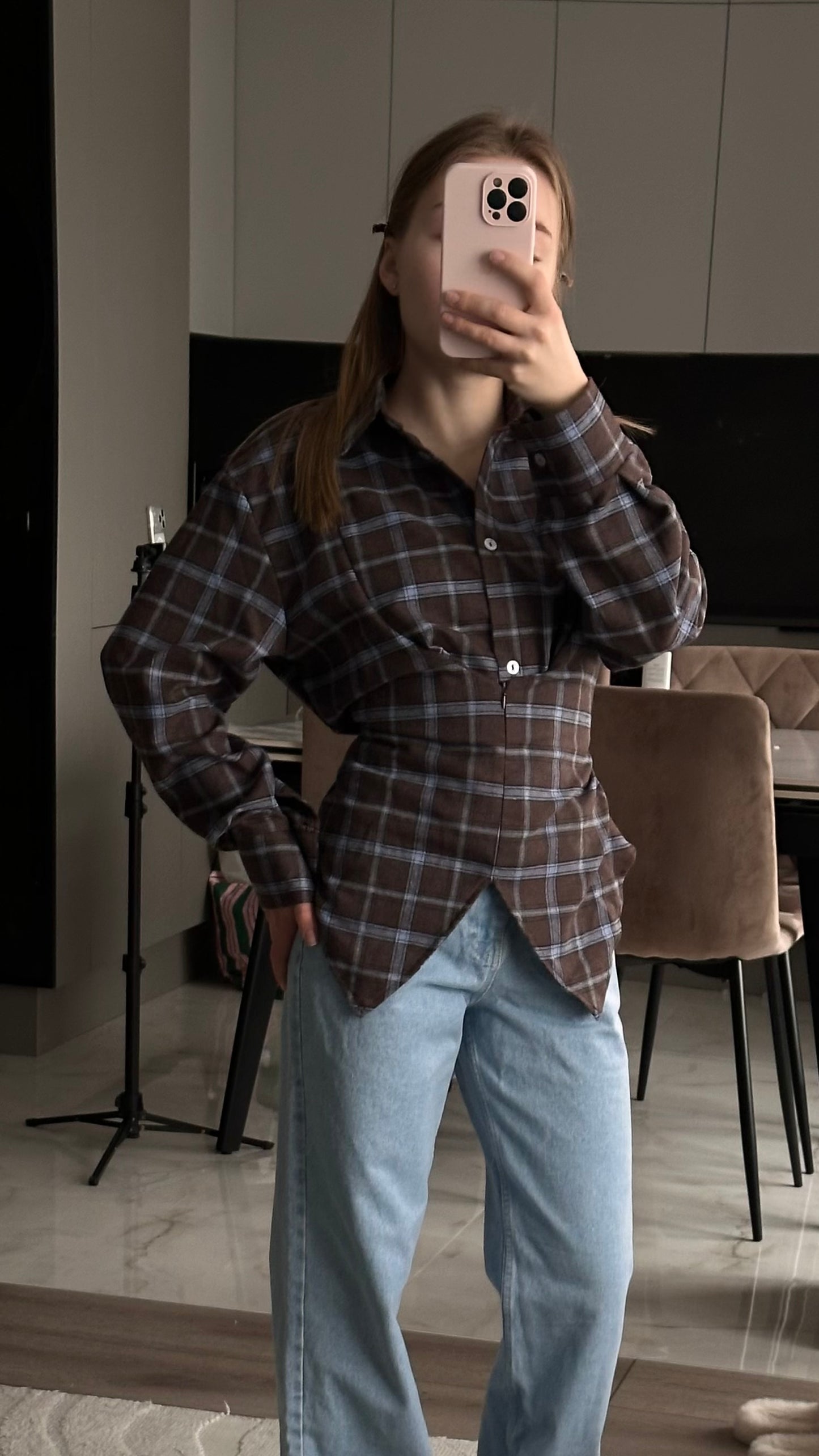 Сорочка з акцентом на талії