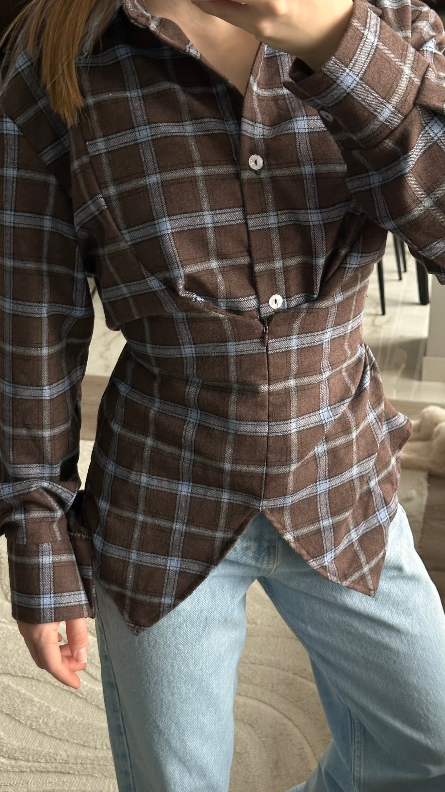 Сорочка з акцентом на талії