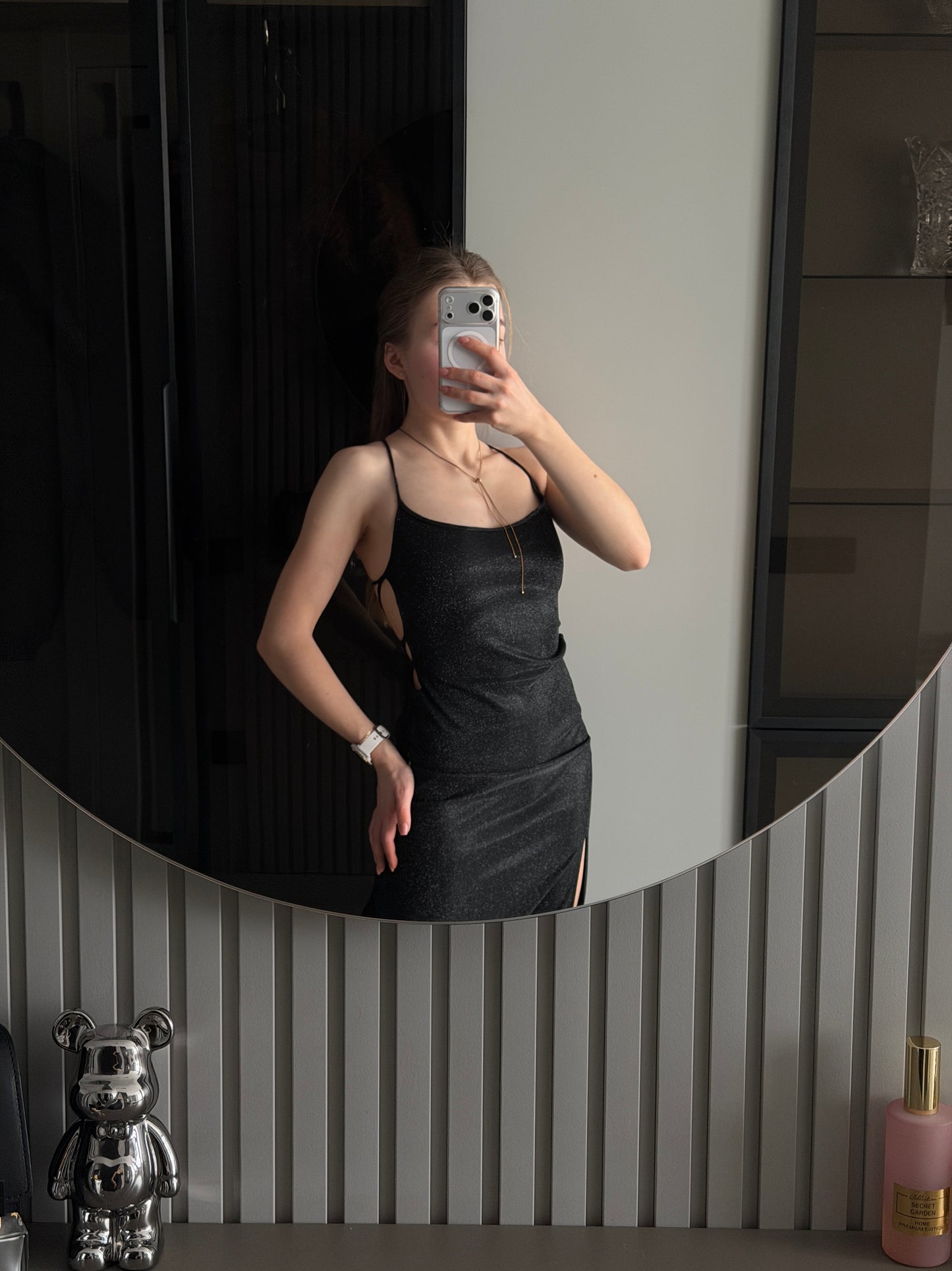 Сукня міді блискуча