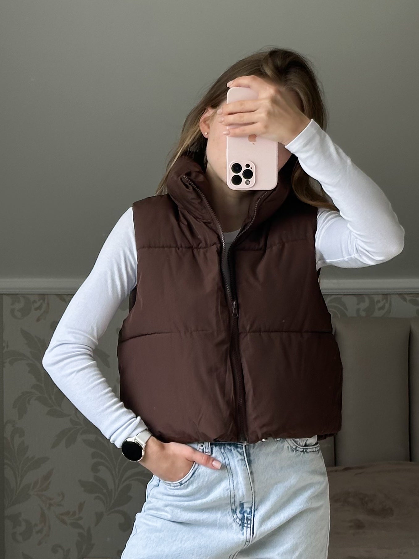 Жилетка шоколад