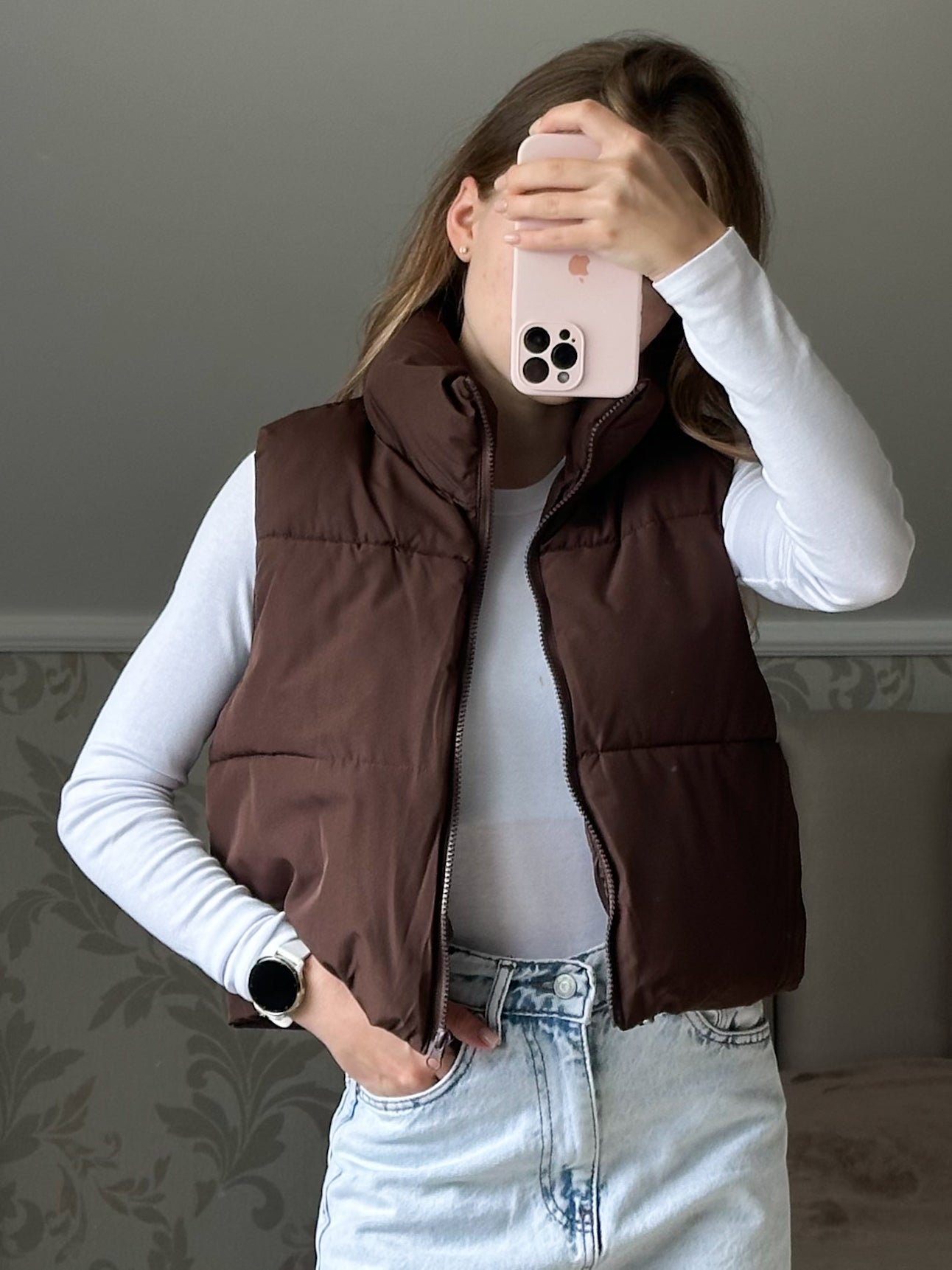 Жилетка шоколад