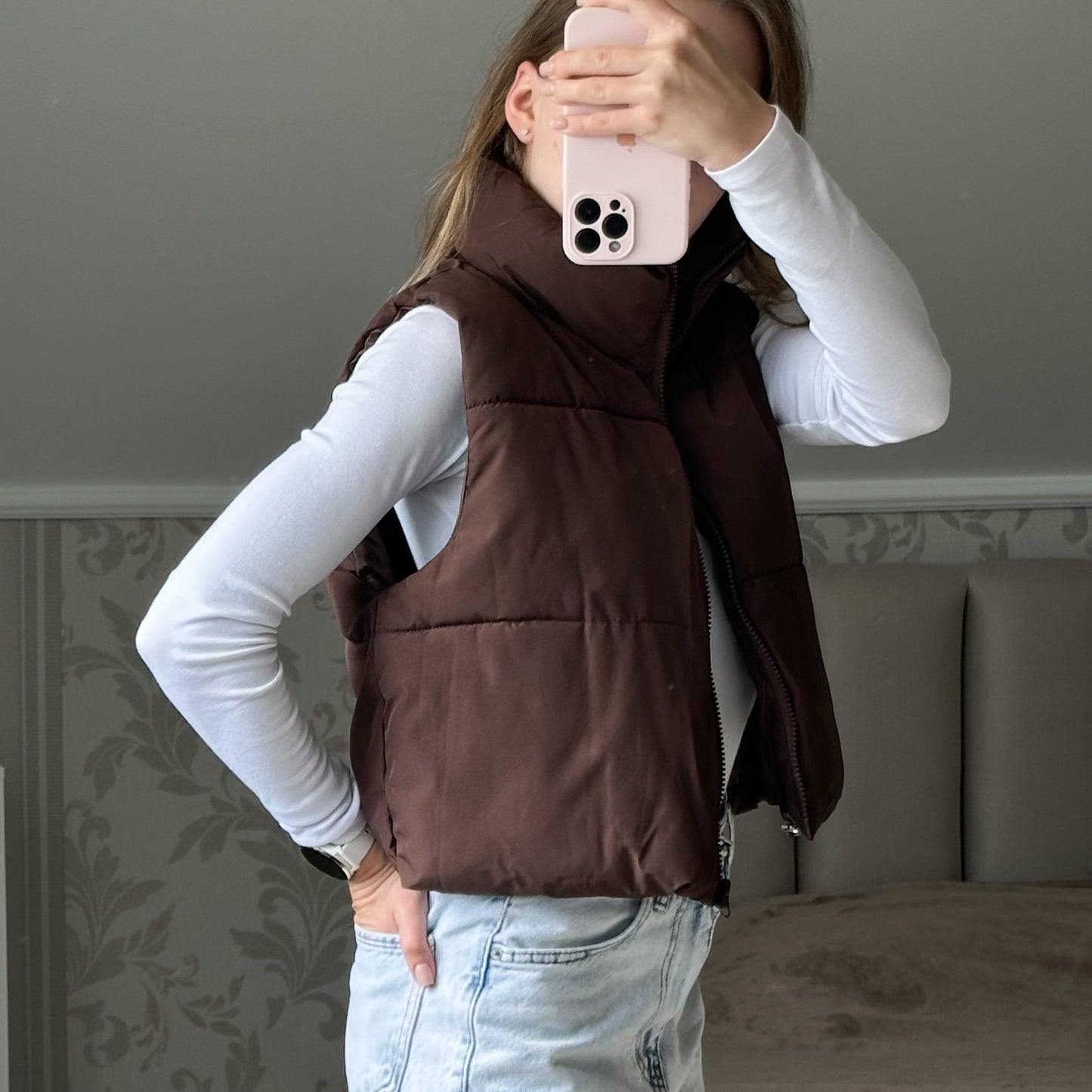 Жилетка шоколад