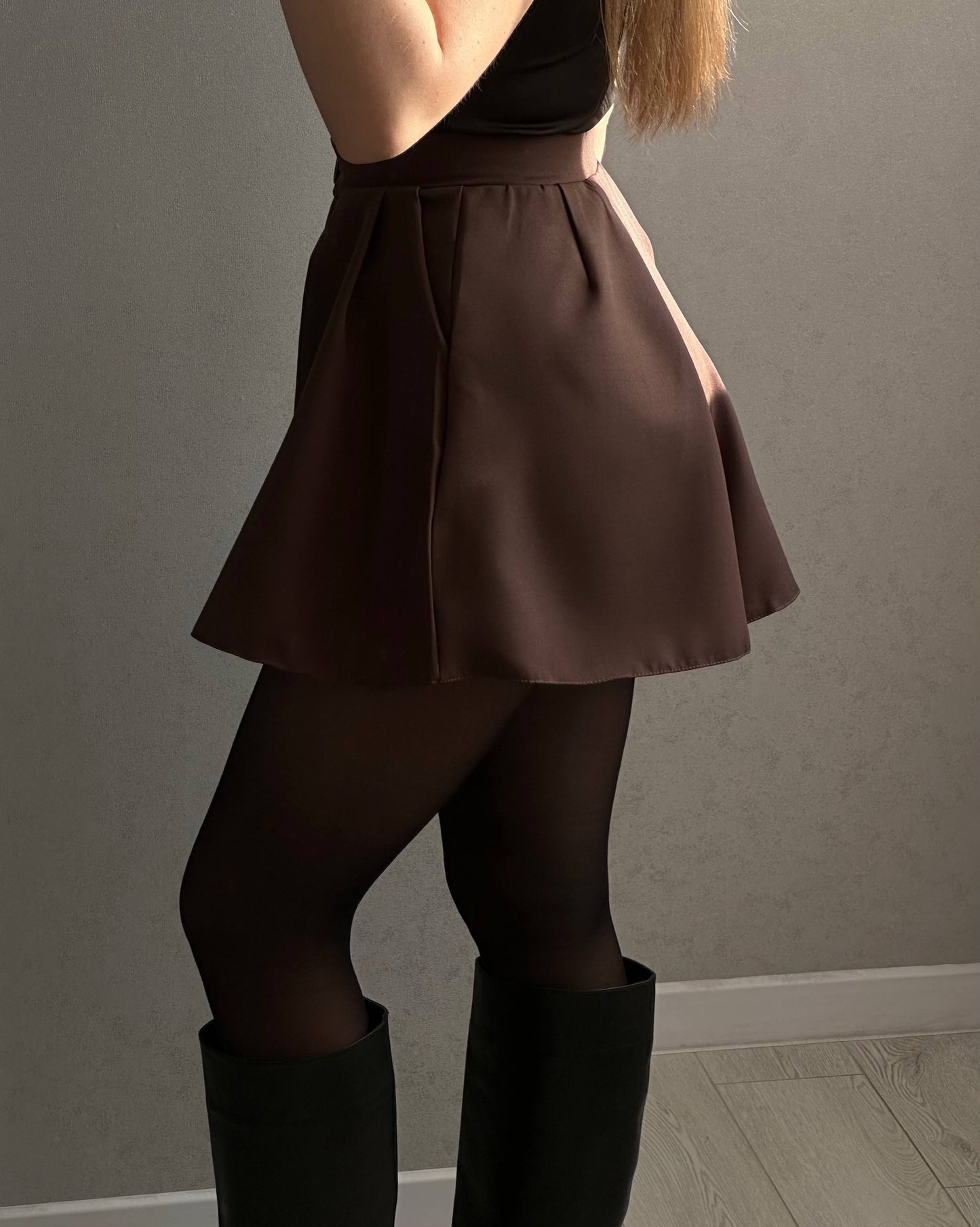 Шорти з імітацією юбки