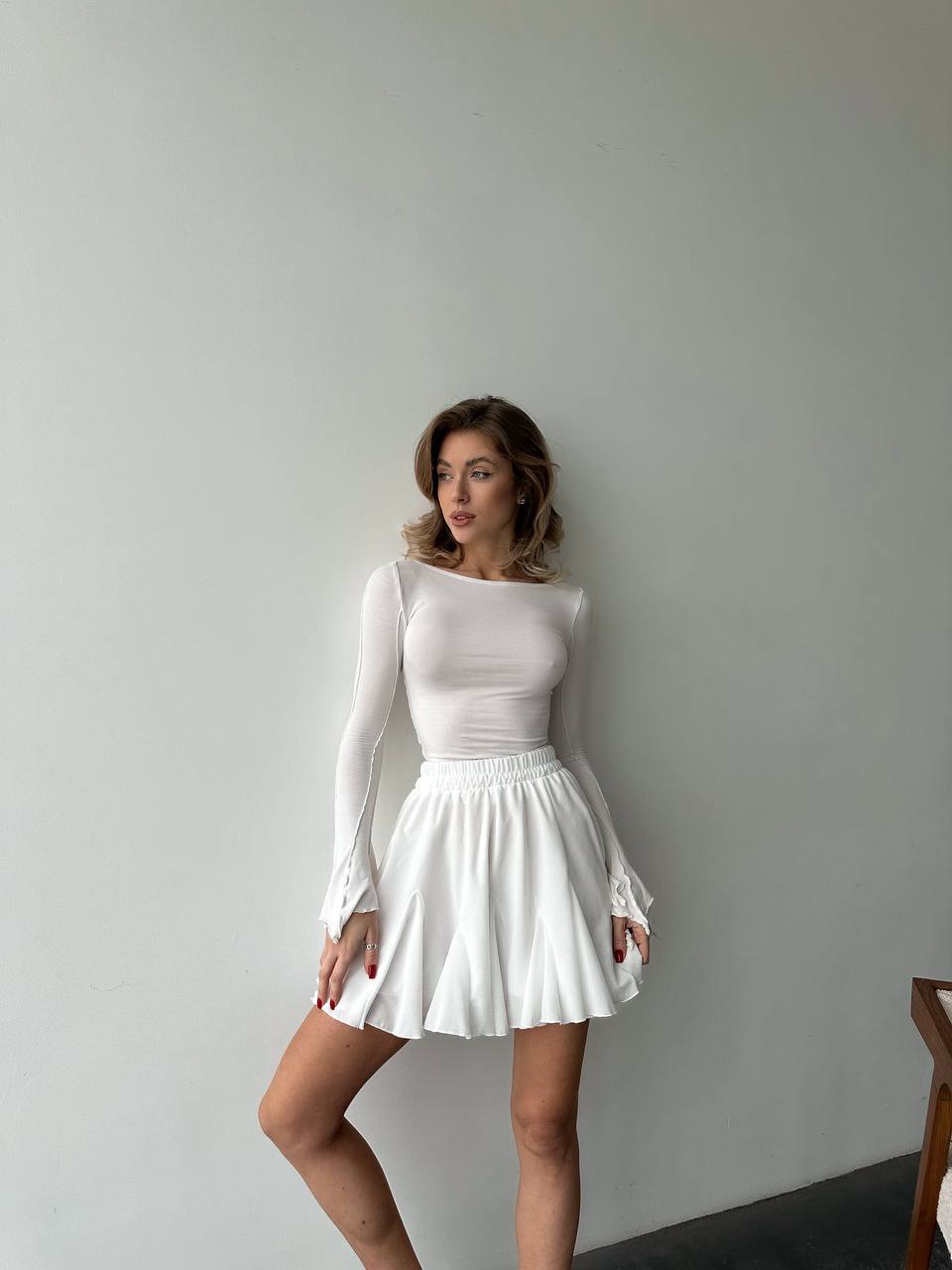 Спідниця з воланами