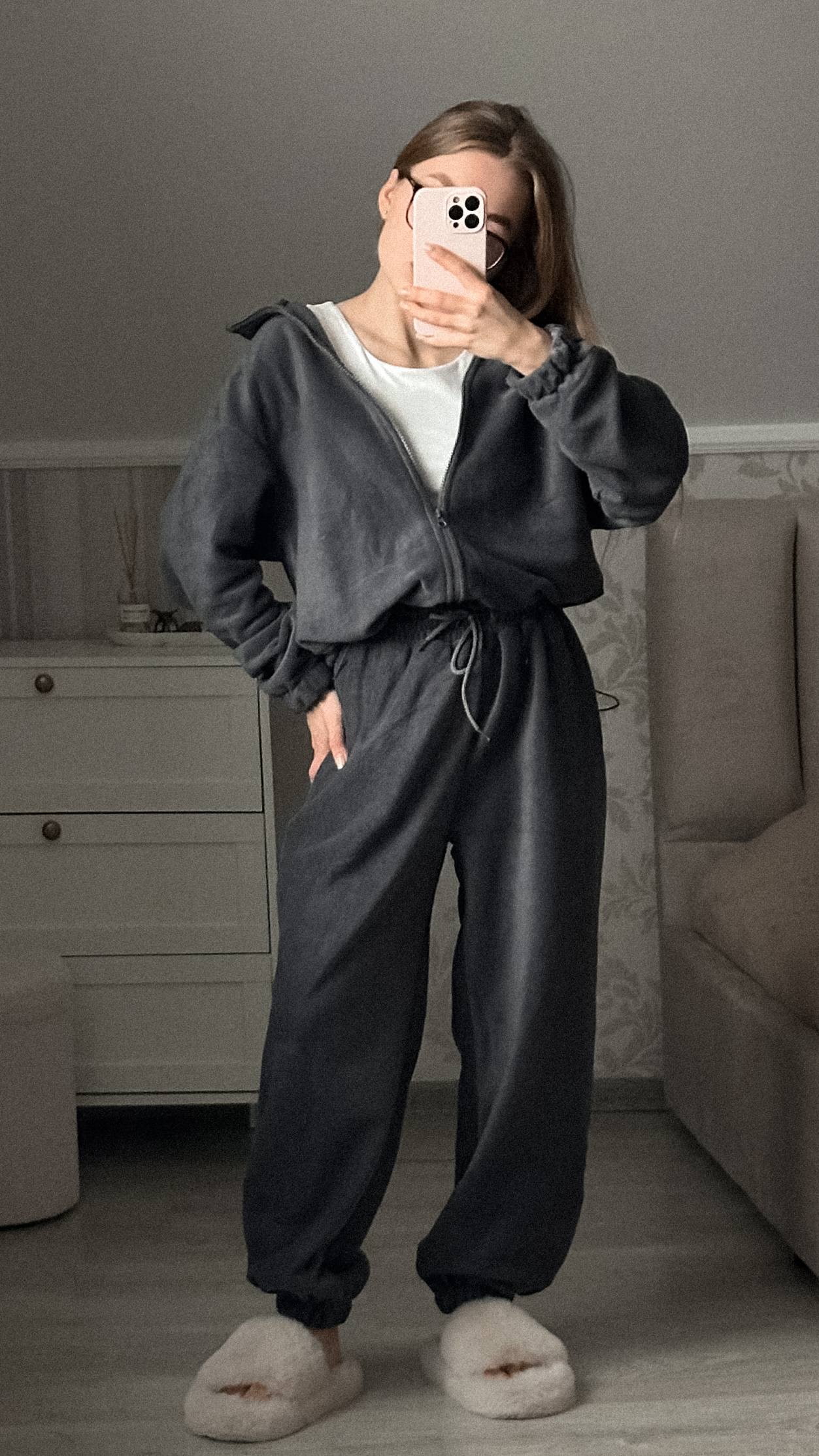 Флісовий костюм, графіт