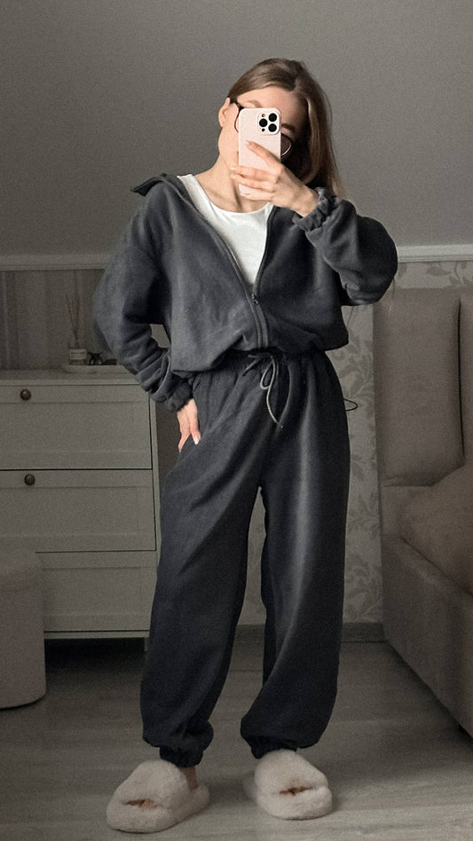 Флісовий костюм, графіт