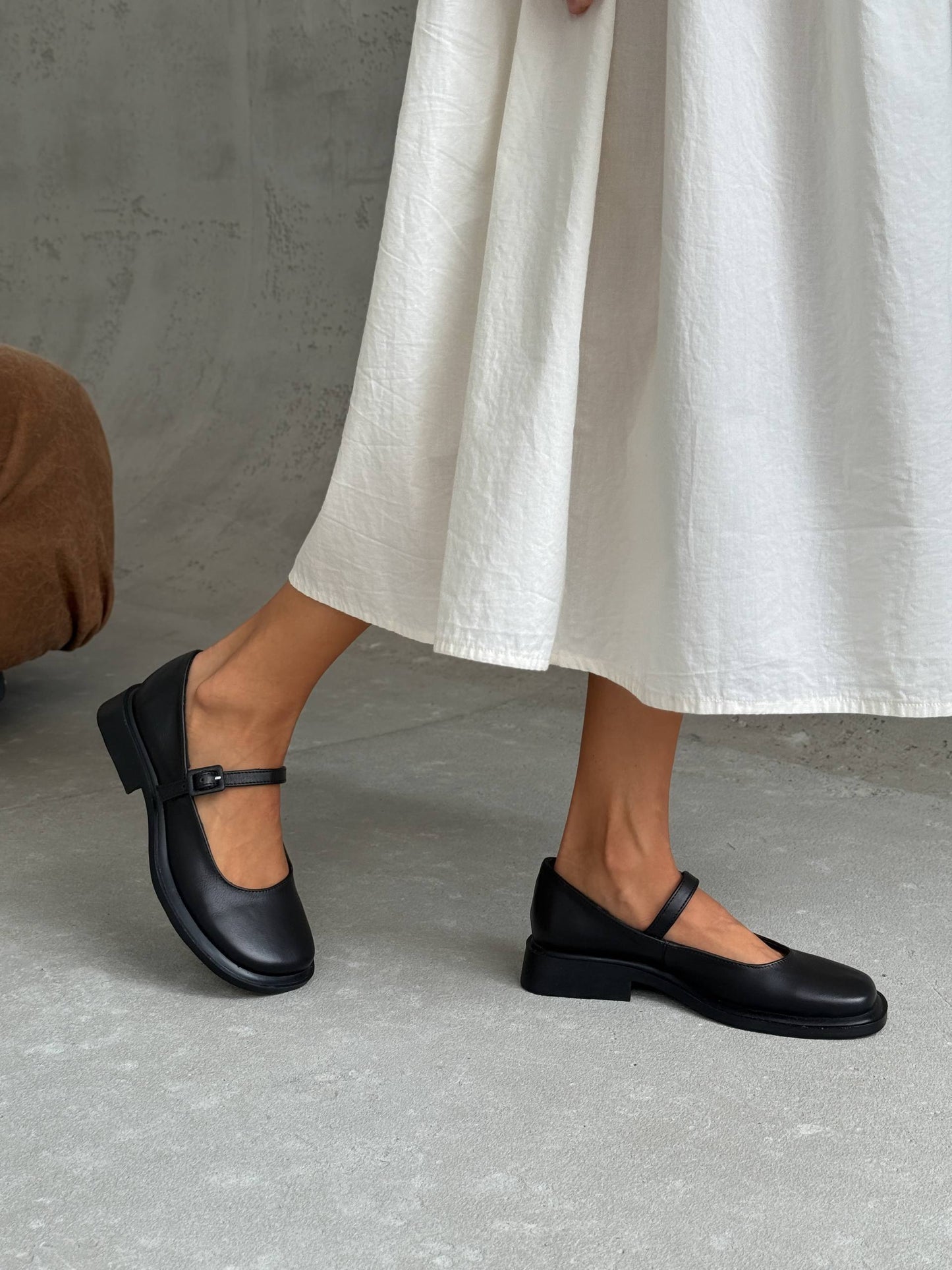 Туфлі з анатомічним носиком, чорний