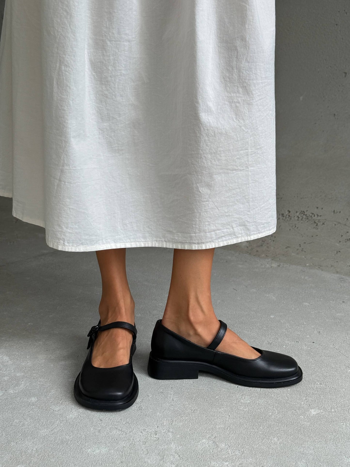 Туфлі з анатомічним носиком, чорний