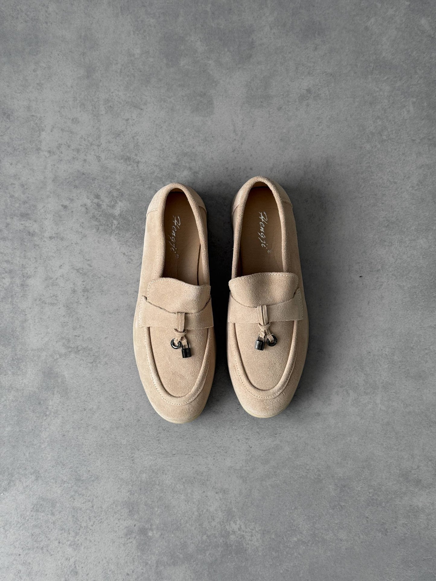 Лофери на кожен день, бежевий