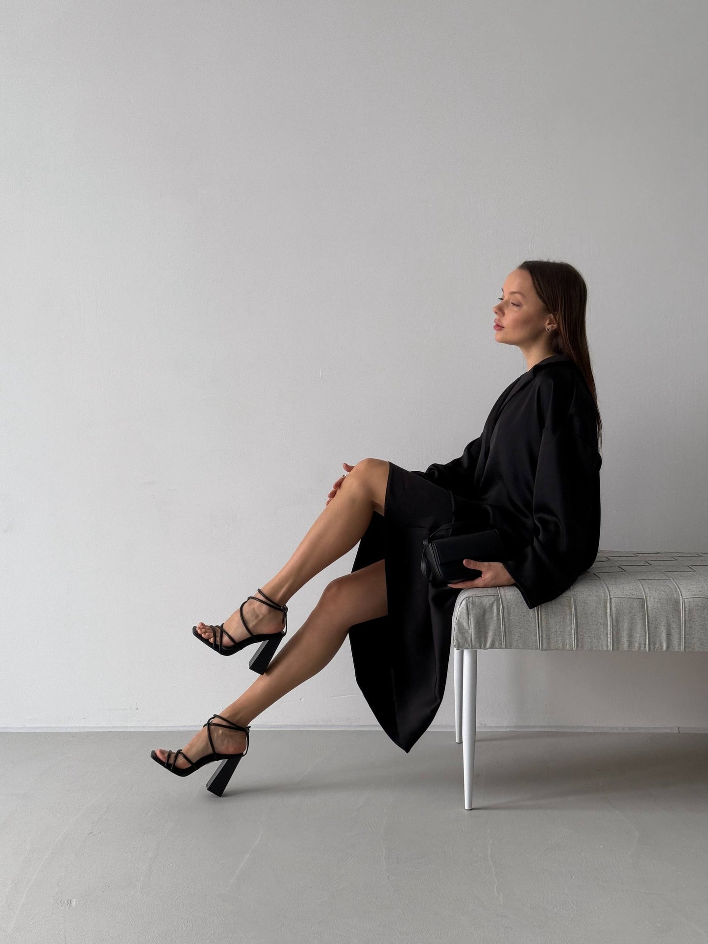 Босоніжки "Vika", чорний