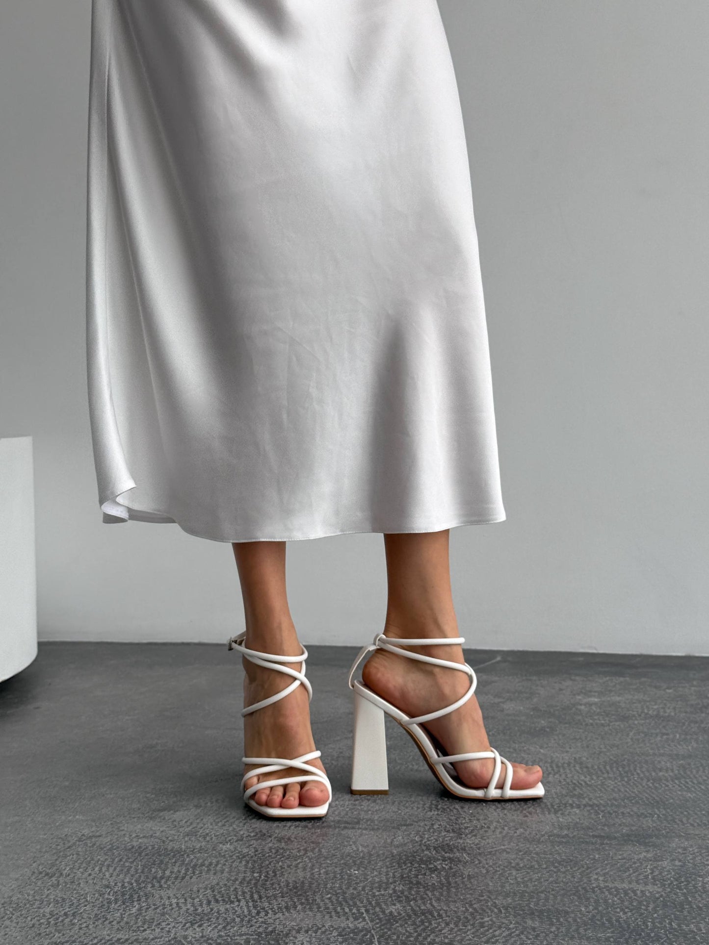 Босоніжки "Vika", білий