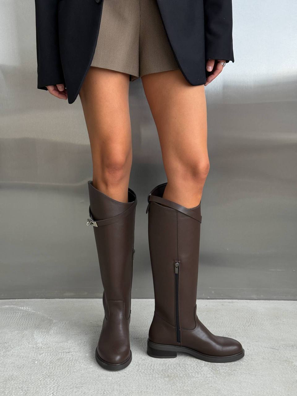 Преміальні жокейські чоботи ™️"NikArt", шоколад