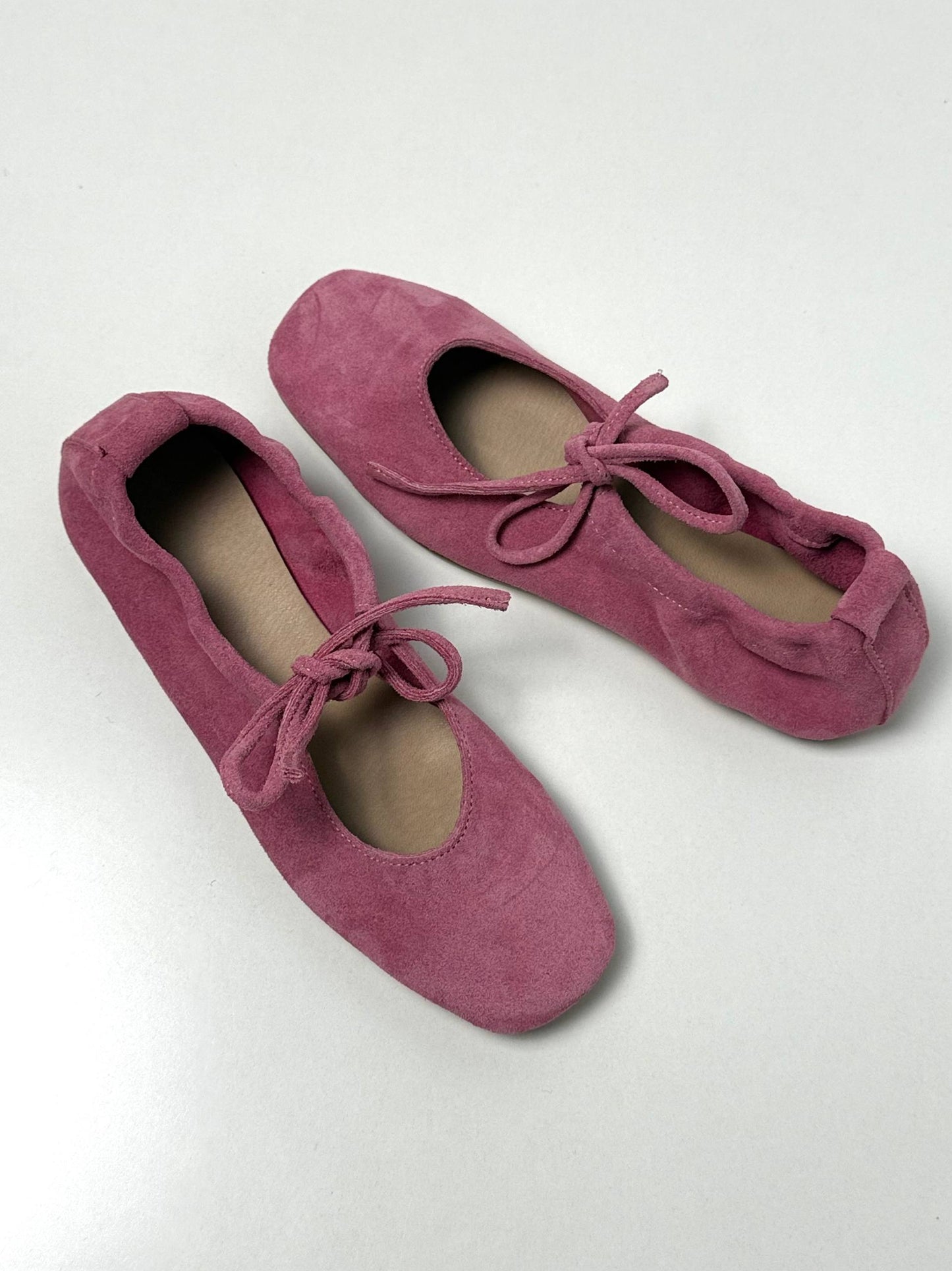 Балетки з анатомічно-розширеним носиком, рожевий