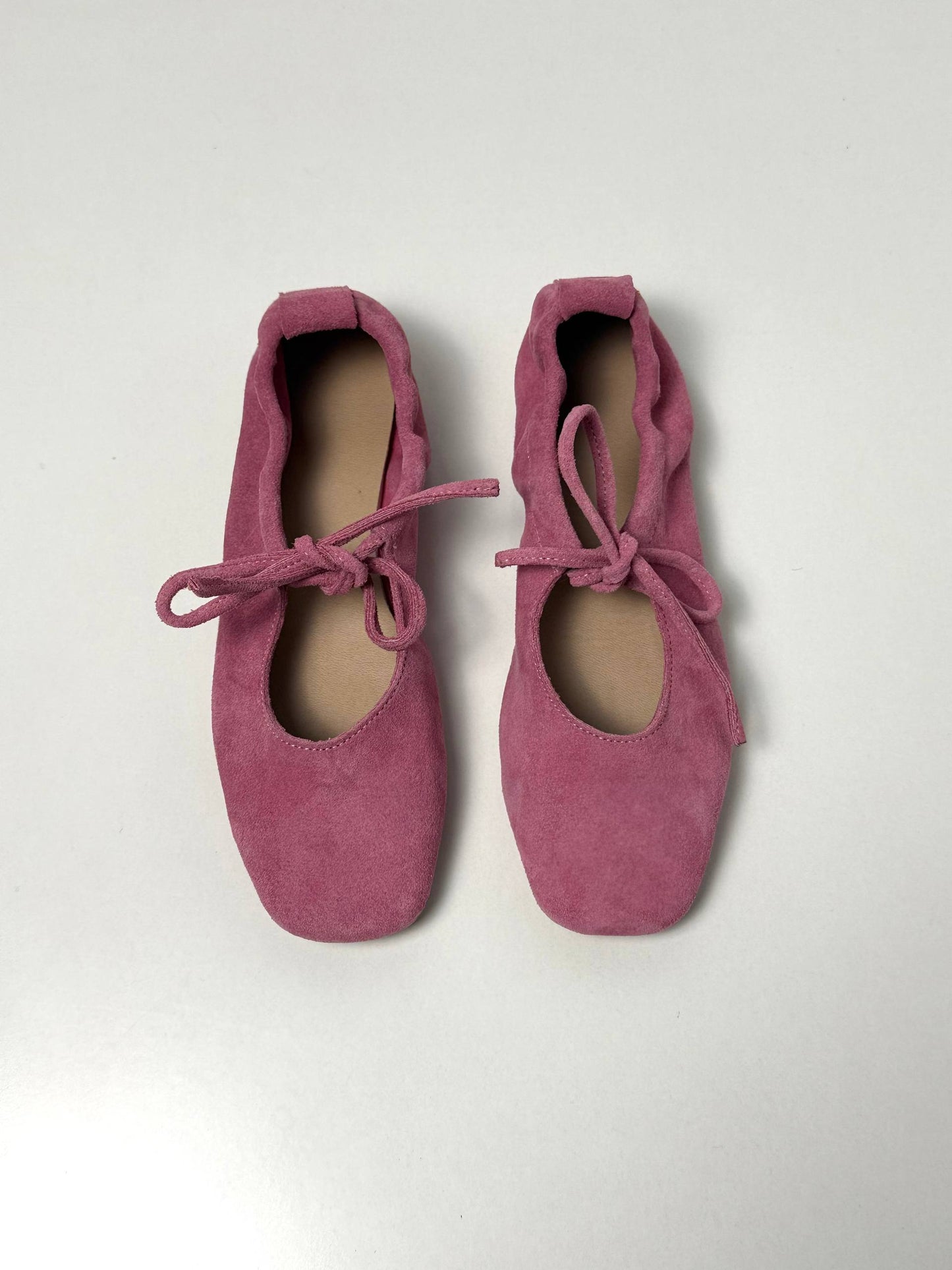 Балетки з анатомічно-розширеним носиком, рожевий