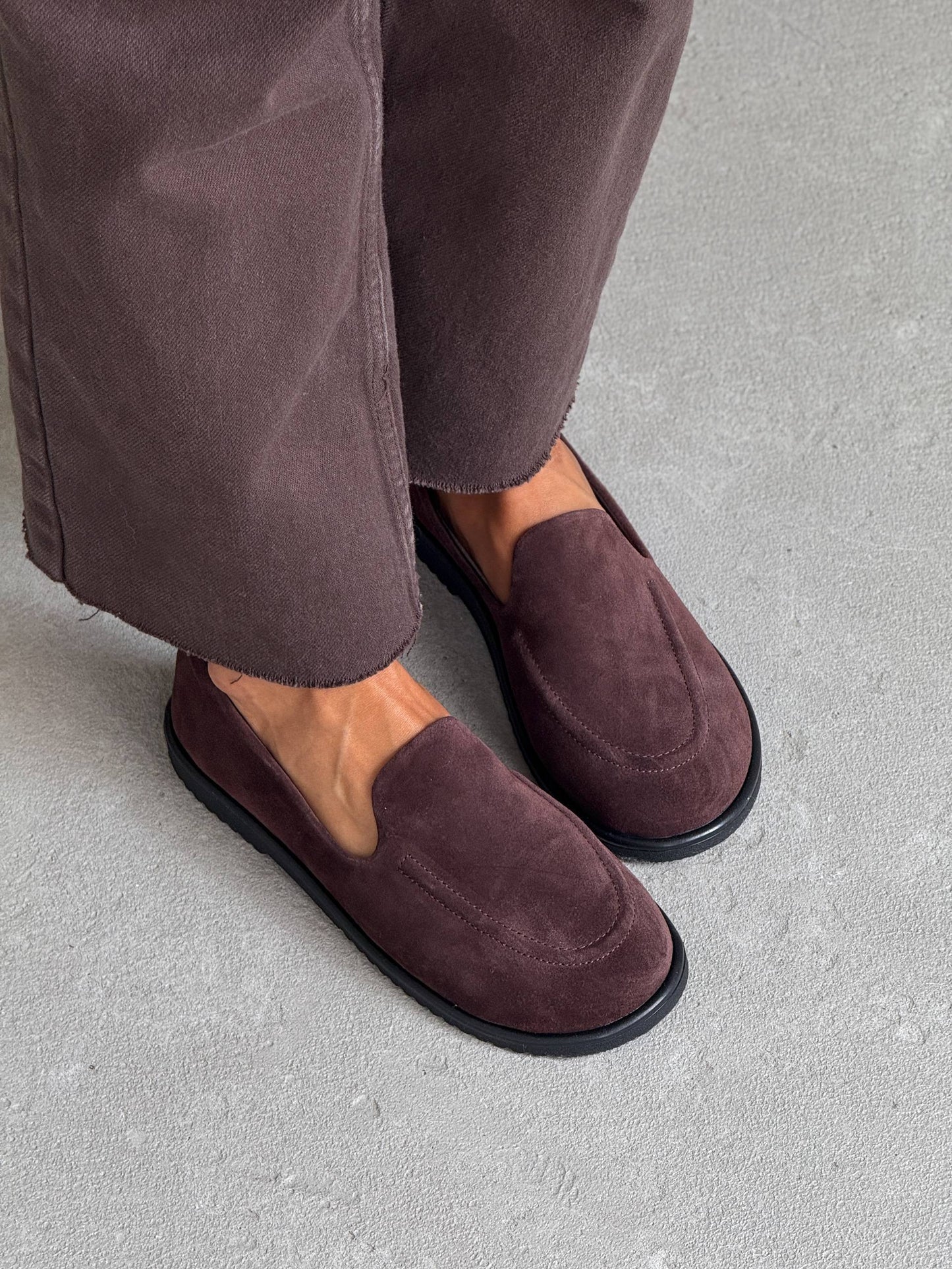 Анатомічні лофери barefoot  ™️ NikArt, шоколад