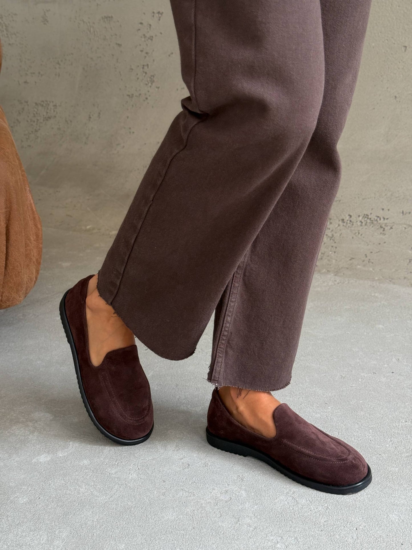 Анатомічні лофери barefoot  ™️ NikArt, шоколад