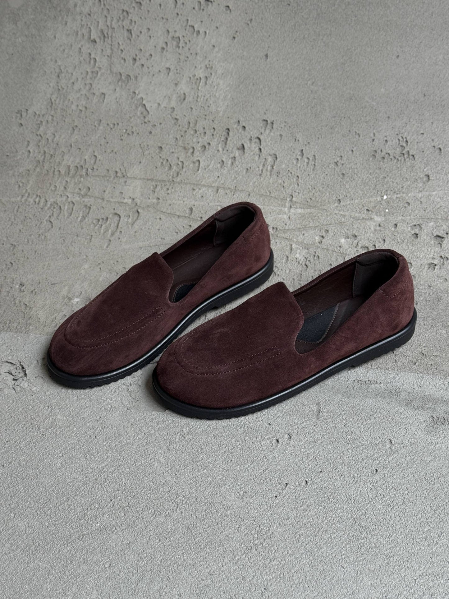 Анатомічні лофери barefoot  ™️ NikArt, шоколад