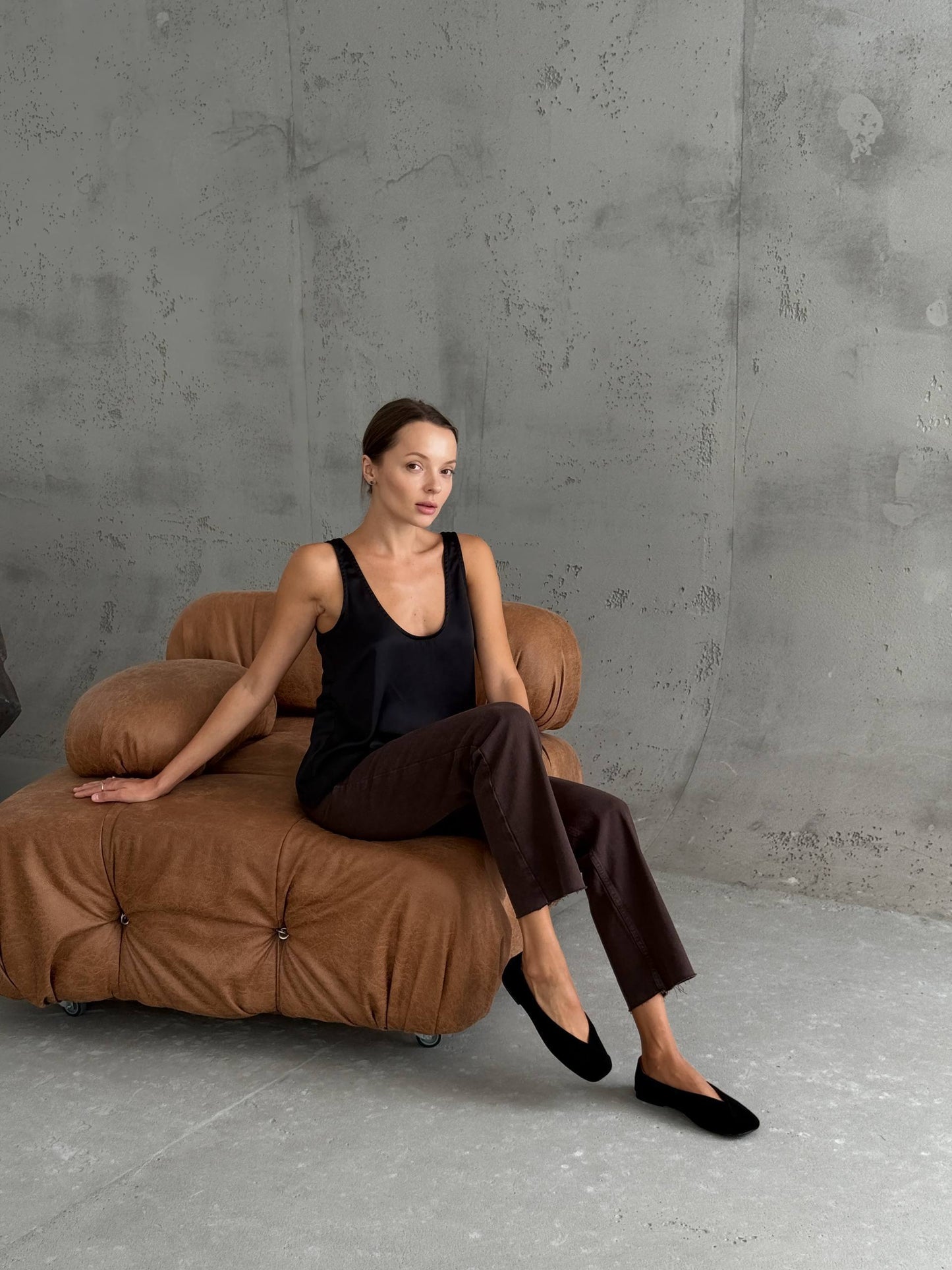 Анатомічні балетки ™️ NikArt, чорний