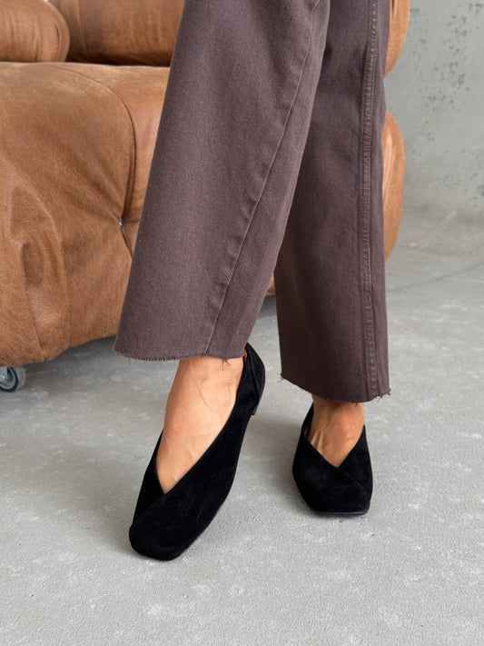 Анатомічні балетки ™️ NikArt, чорний