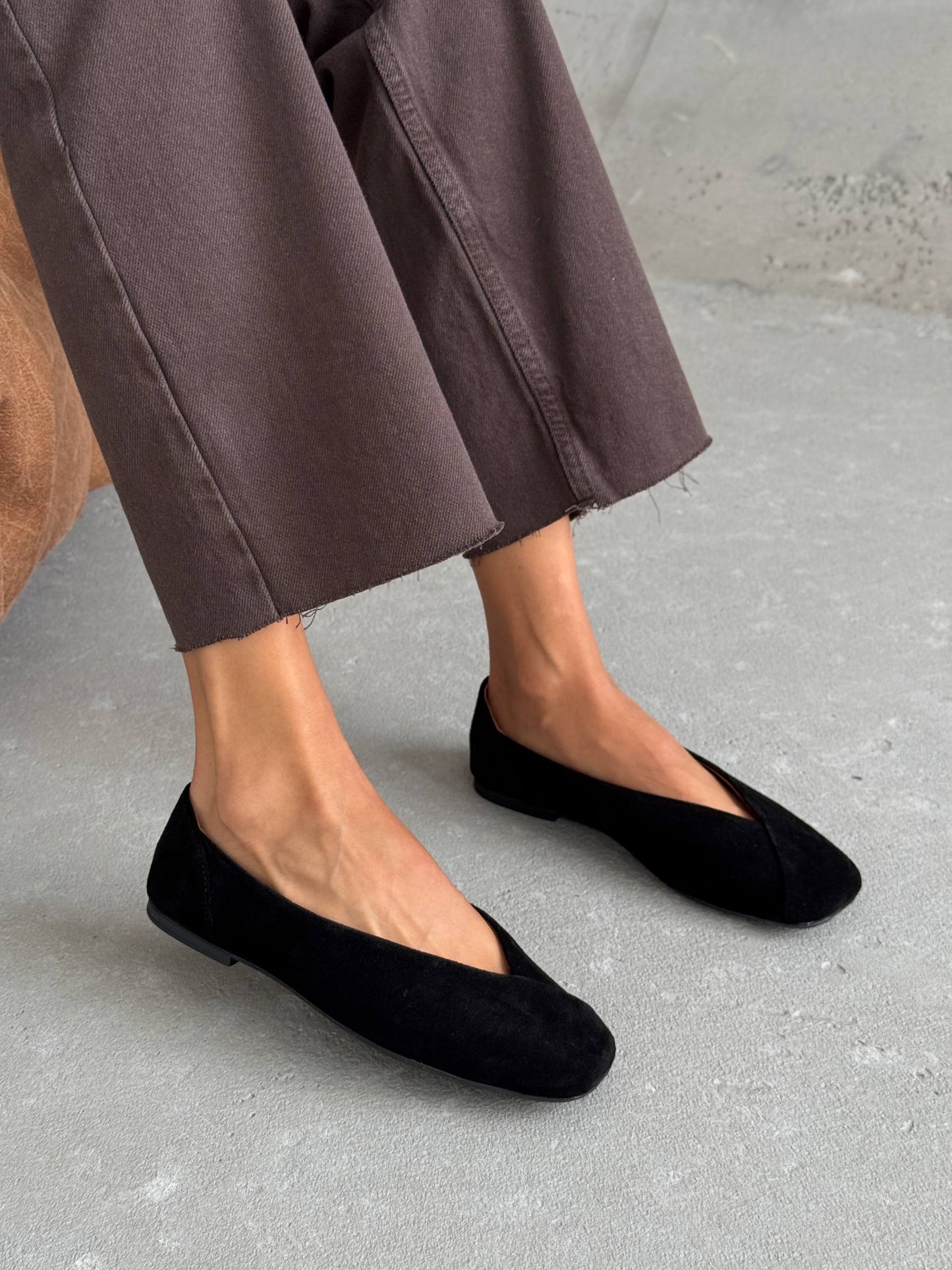 Анатомічні балетки ™️ NikArt, чорний