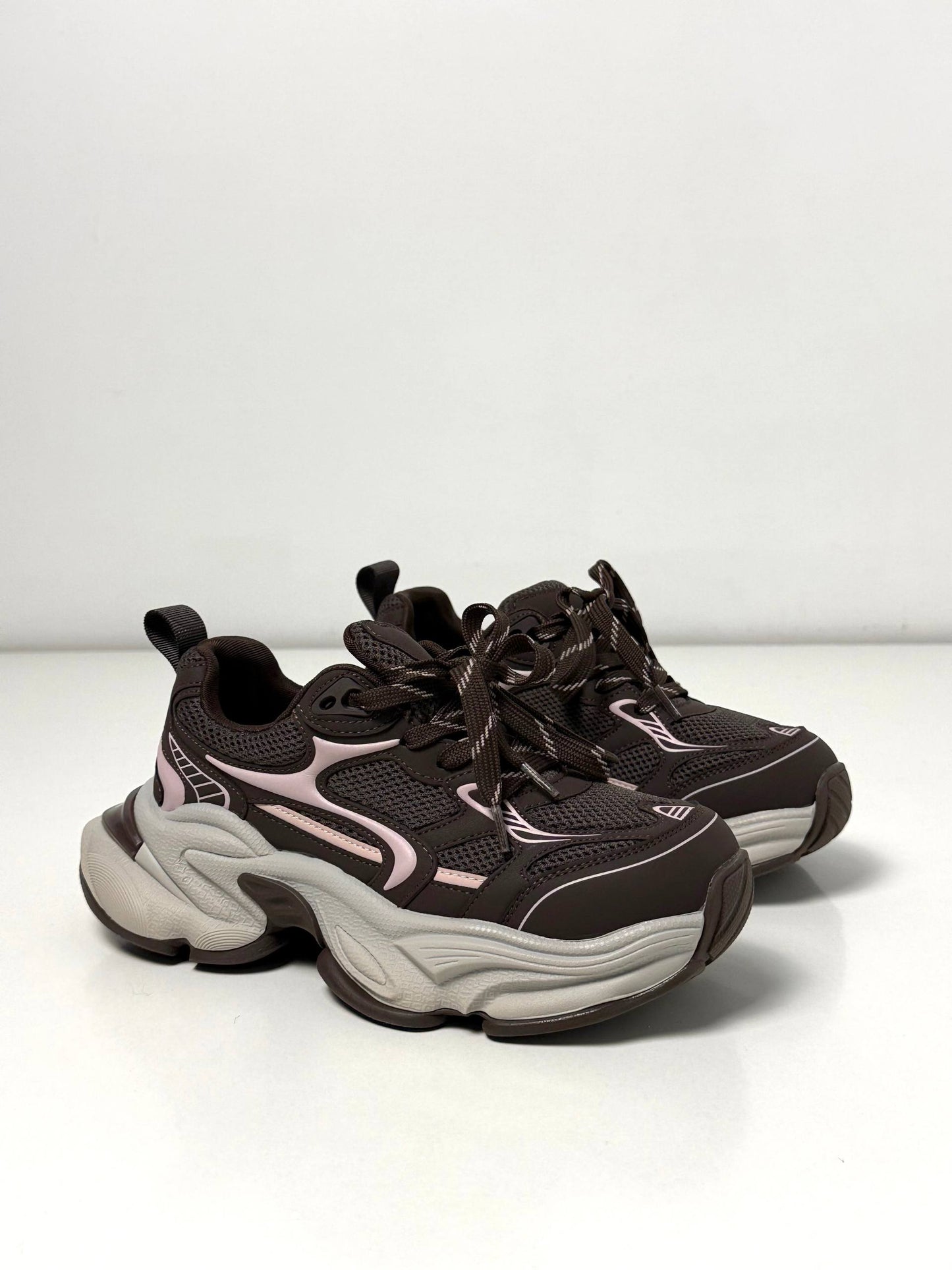 Кросівки Boss Victor™️, ніжно-рожевий + коричневий