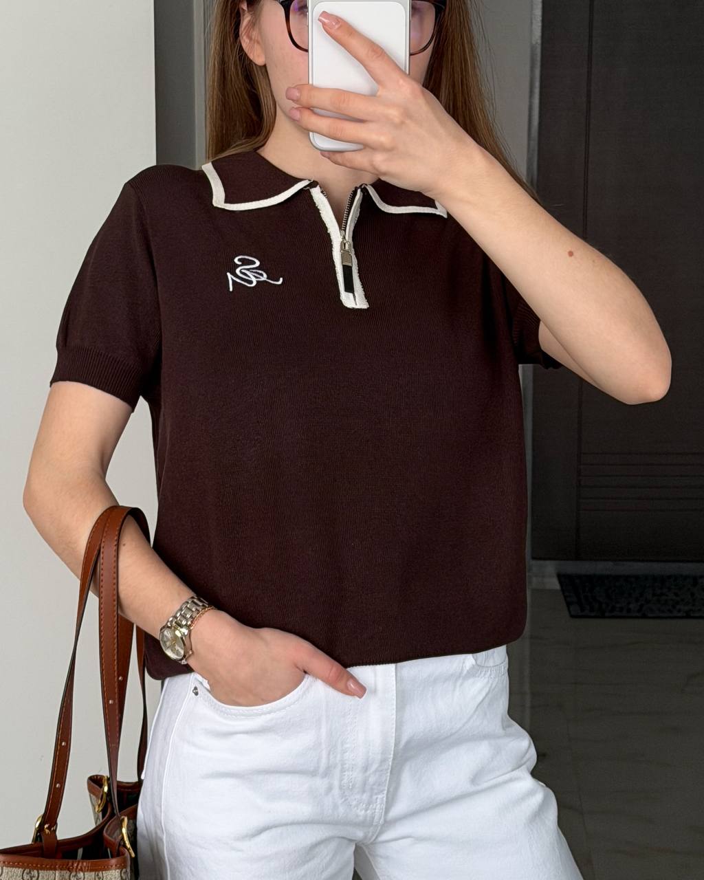 Футболка поло з лого