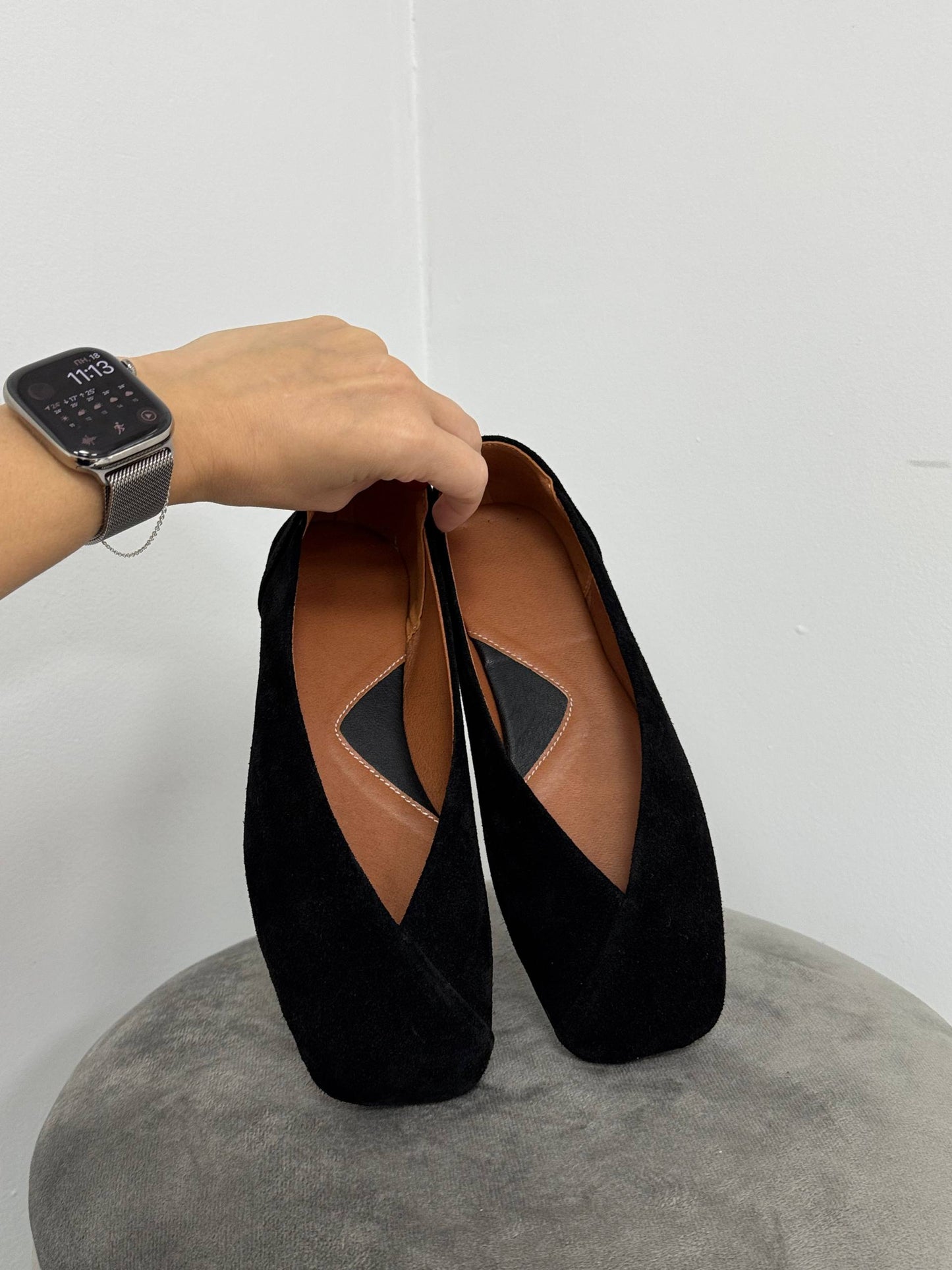 Анатомічні балетки ™️ NikArt, чорний