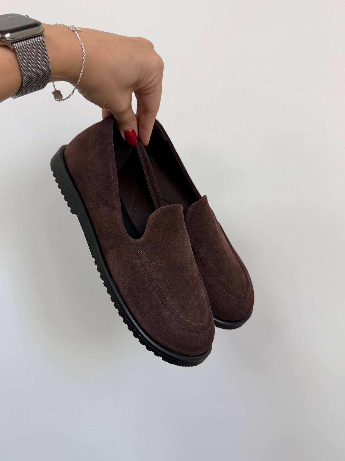 Анатомічні лофери barefoot  ™️ NikArt, шоколад