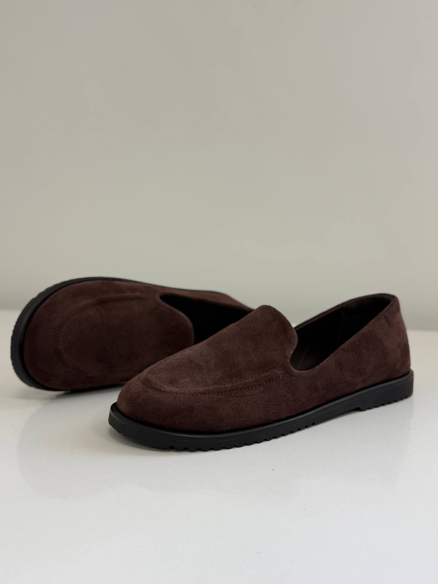 Анатомічні лофери barefoot  ™️ NikArt, шоколад