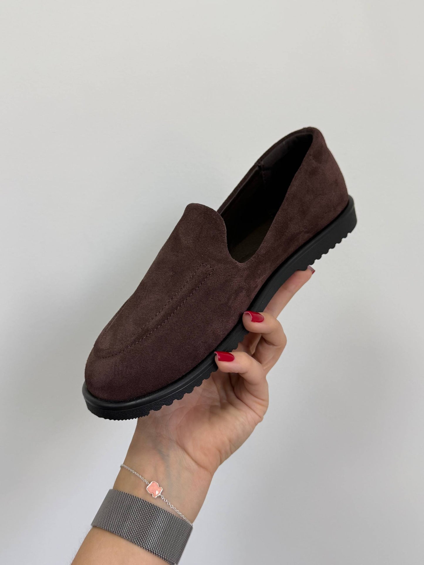 Анатомічні лофери barefoot  ™️ NikArt, шоколад