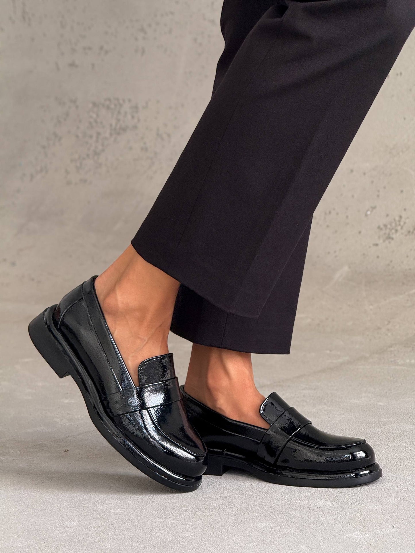 Класичні лофери ™️NikArt, чорний