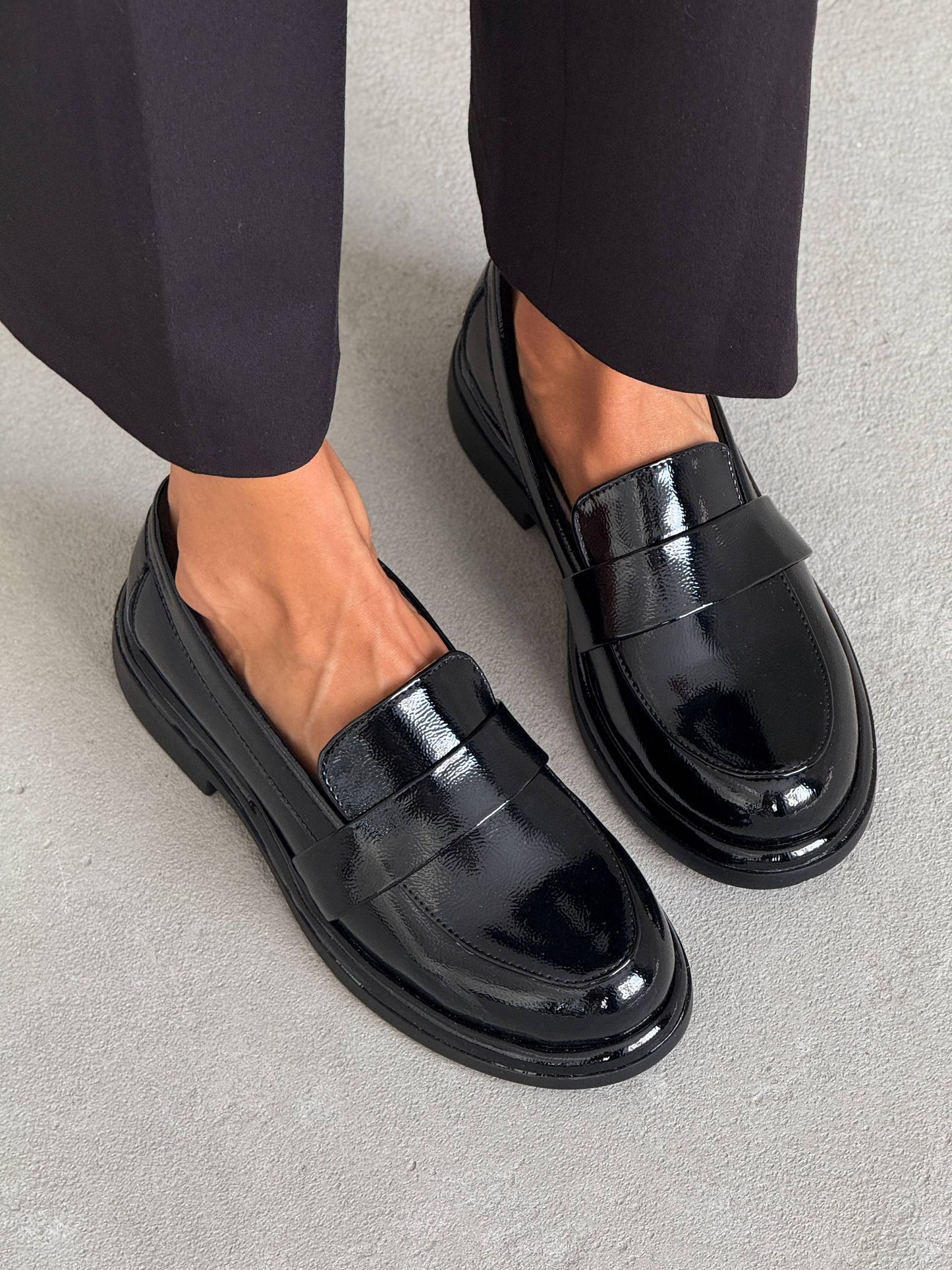 Класичні лофери ™️NikArt, чорний