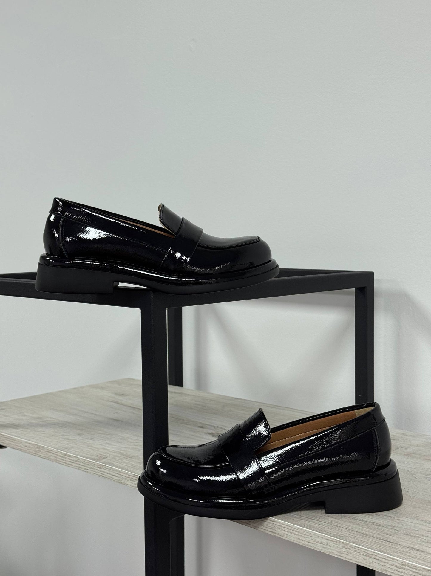 Класичні лофери ™️NikArt, чорний