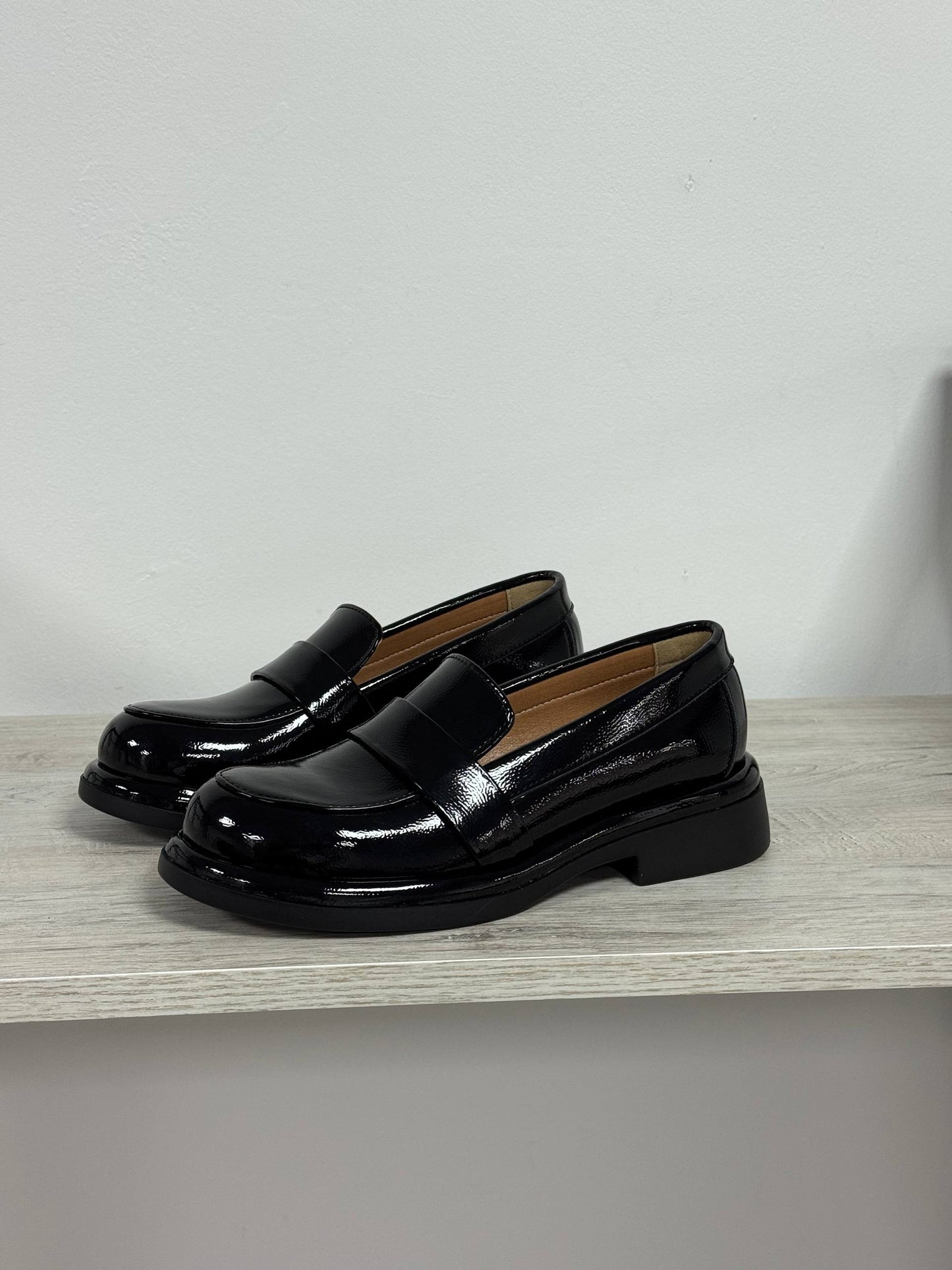 Класичні лофери ™️NikArt, чорний