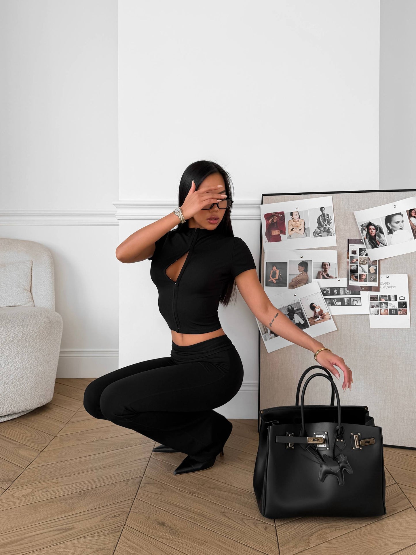 Кроп-топ на гачках