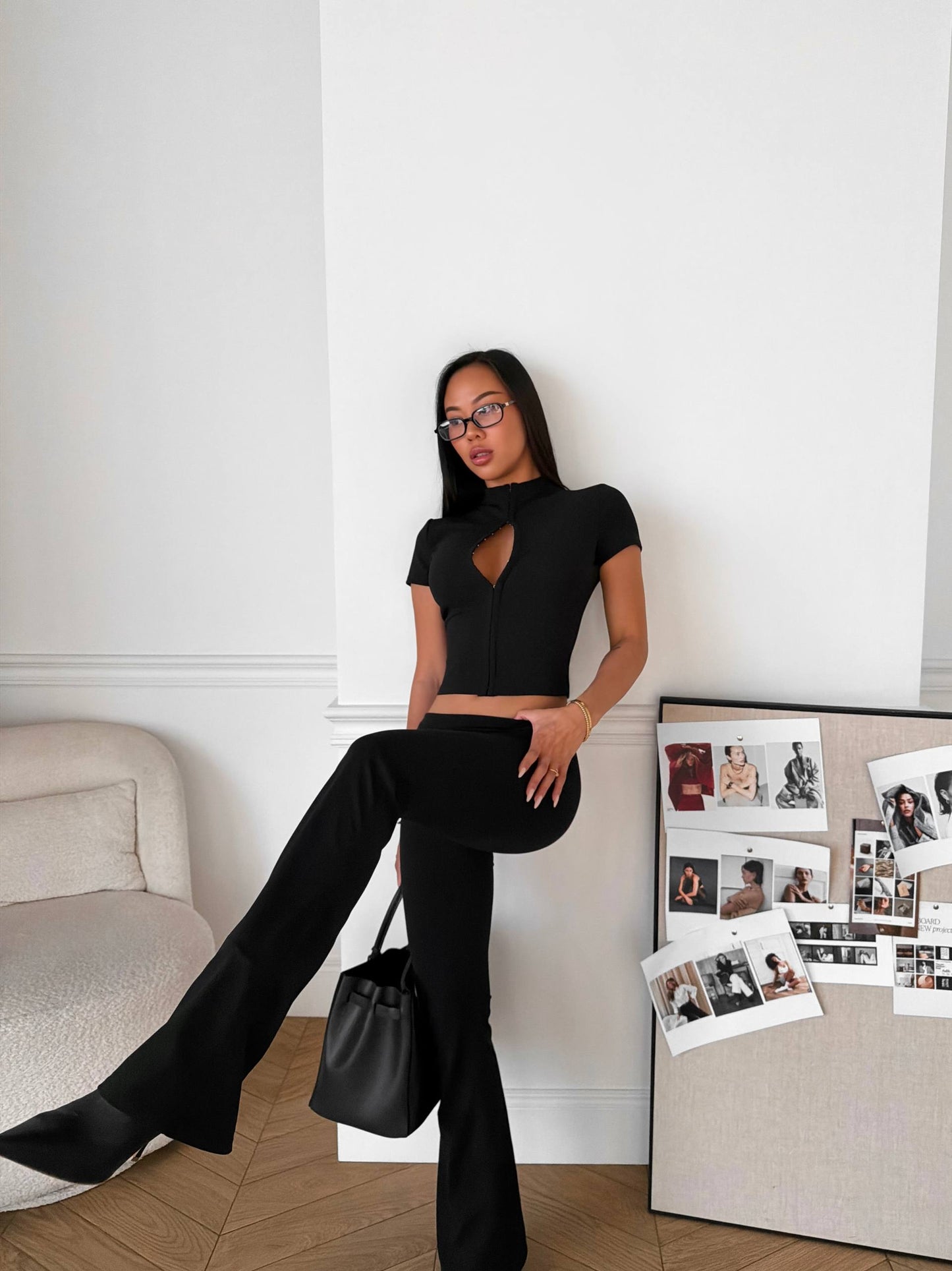 Кроп-топ на гачках