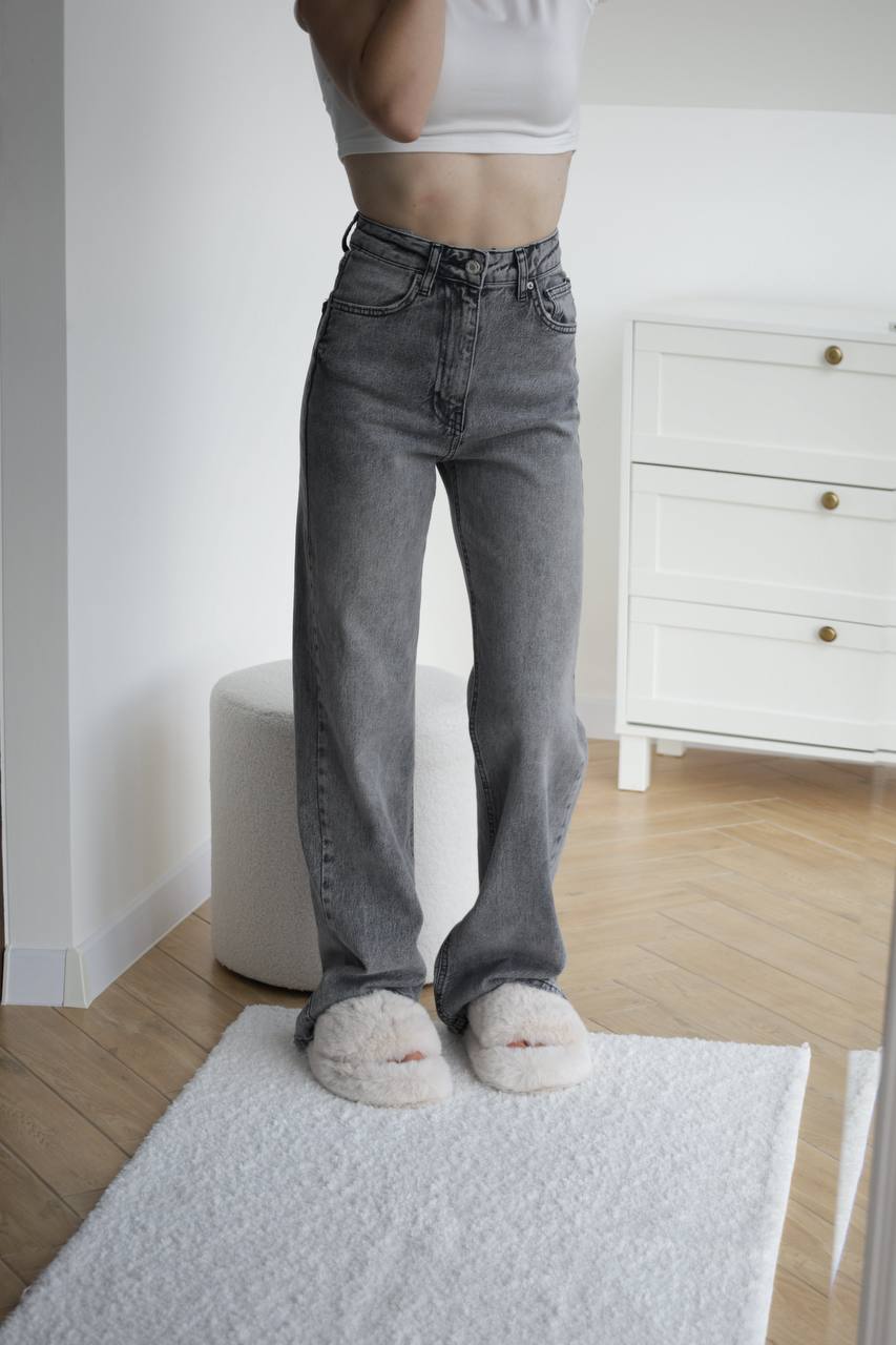 Джинси вінтажні, сірі