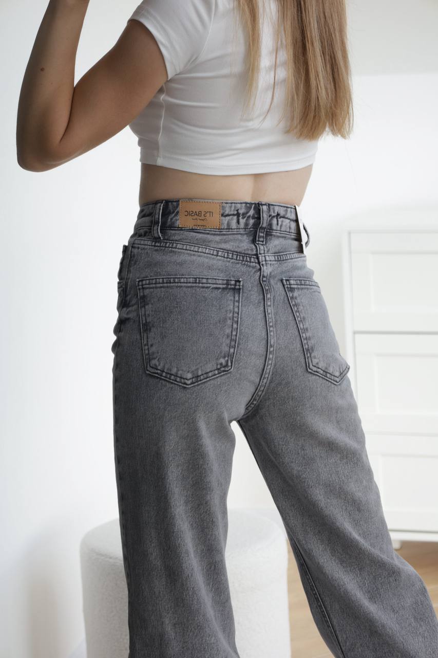 Джинси вінтажні, сірі