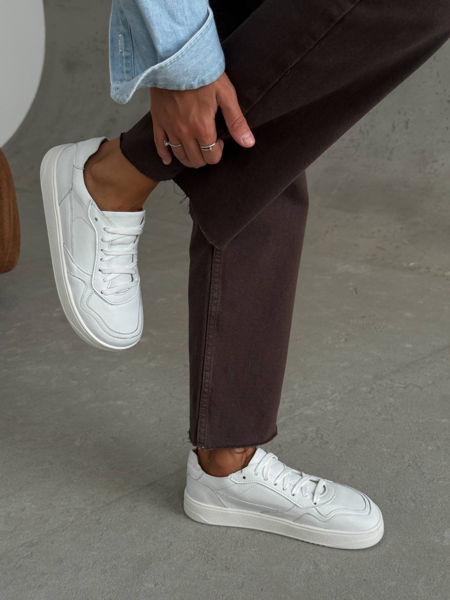 Анатомічні кеди ™️NikArt, білий