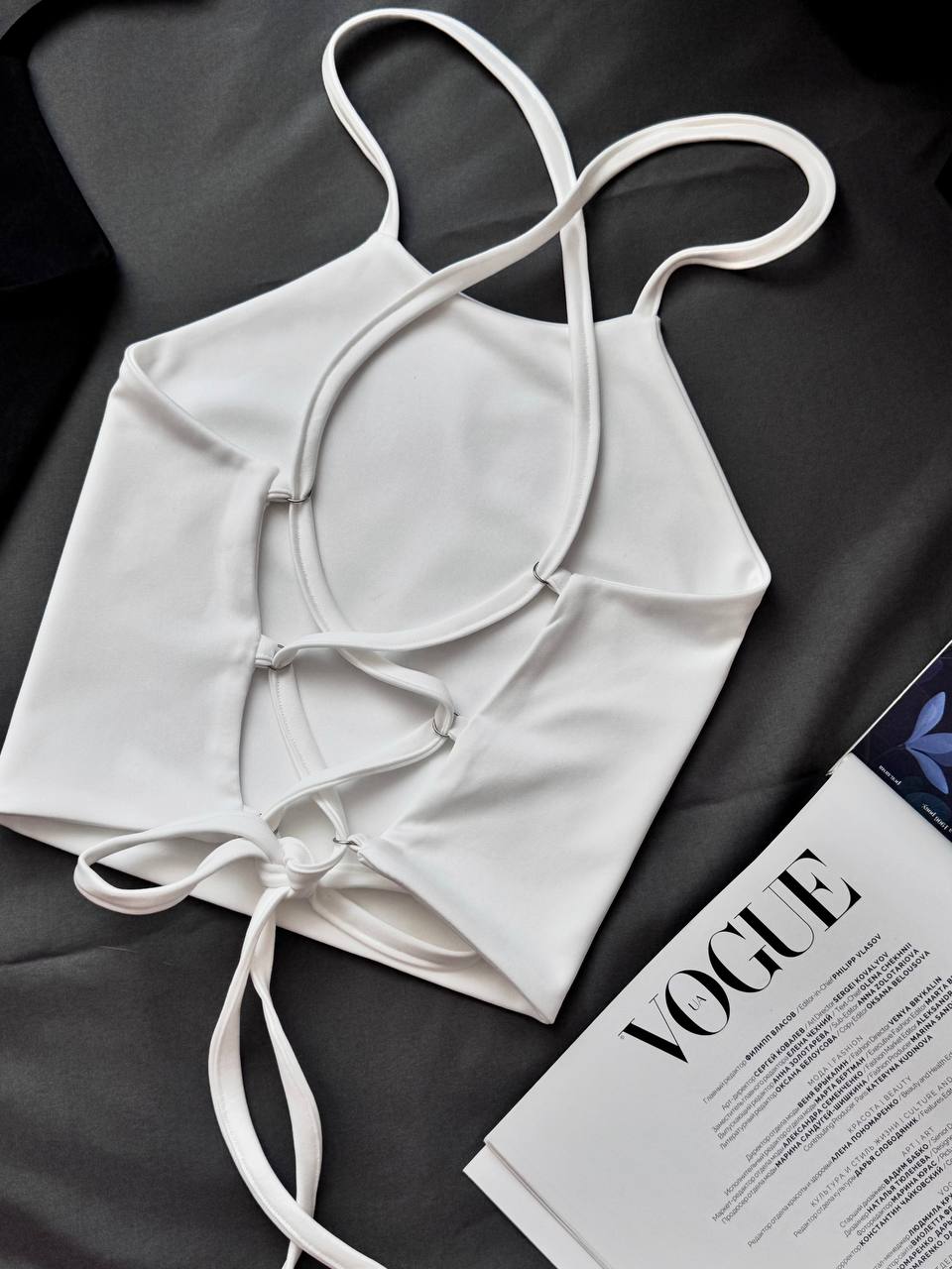 Майка-топ на шнурівках