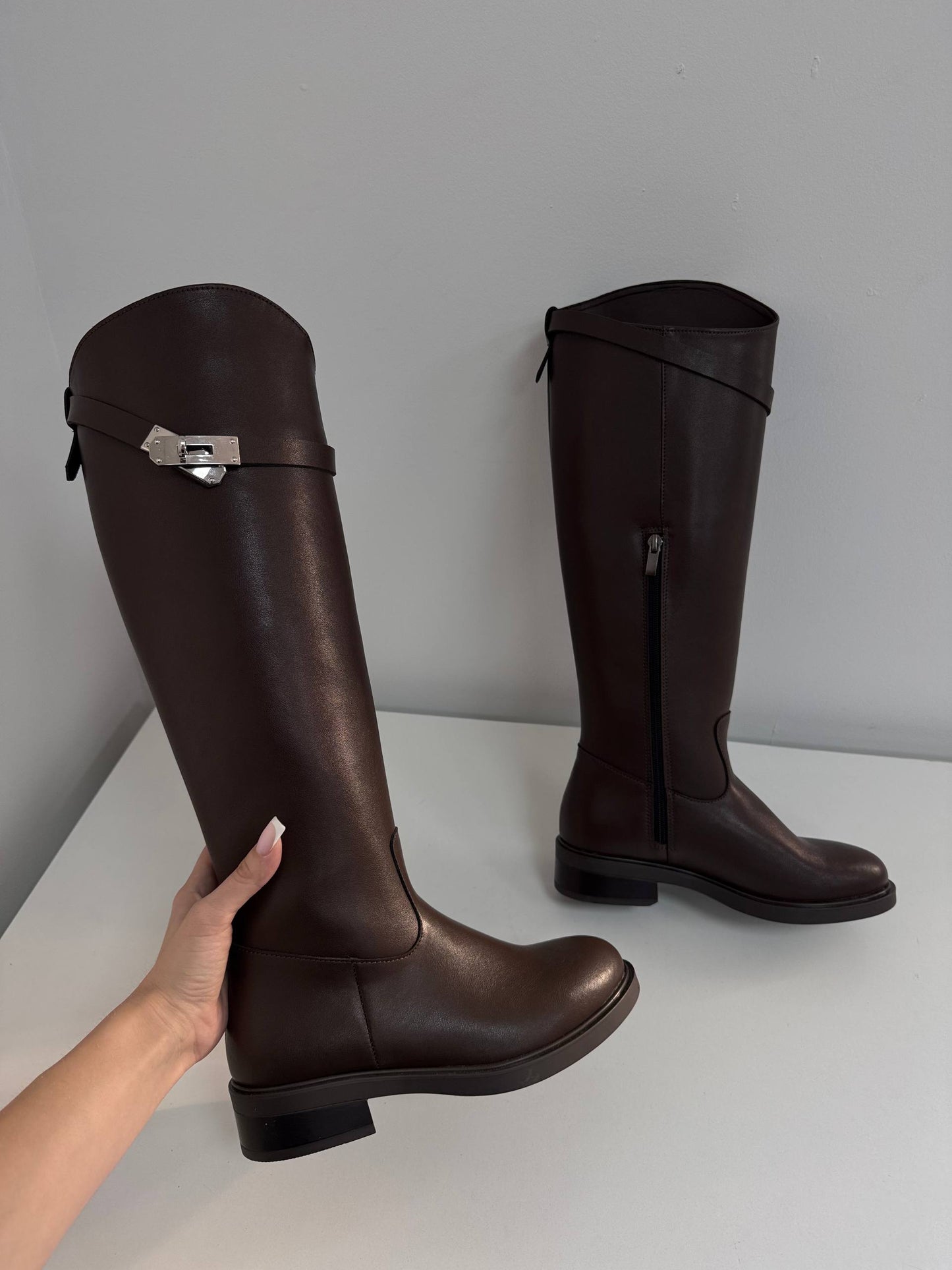 Преміальні жокейські чоботи ™️"NikArt", шоколад